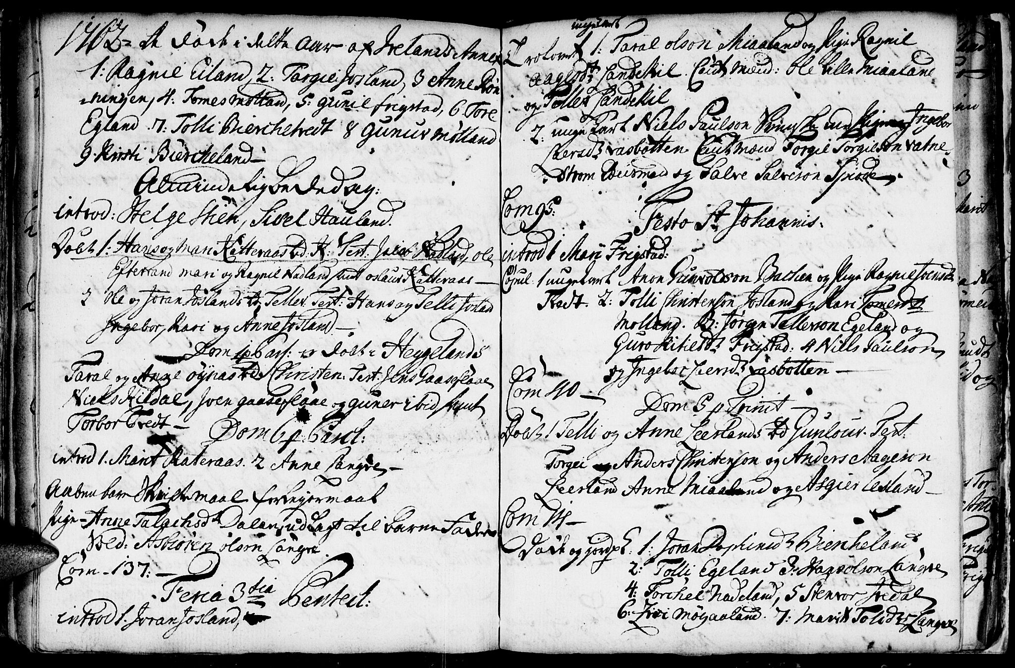 Evje sokneprestkontor, AV/SAK-1111-0008/F/Fa/Fac/L0001: Parish register (official) no. A 1, 1705-1764, p. 337-338