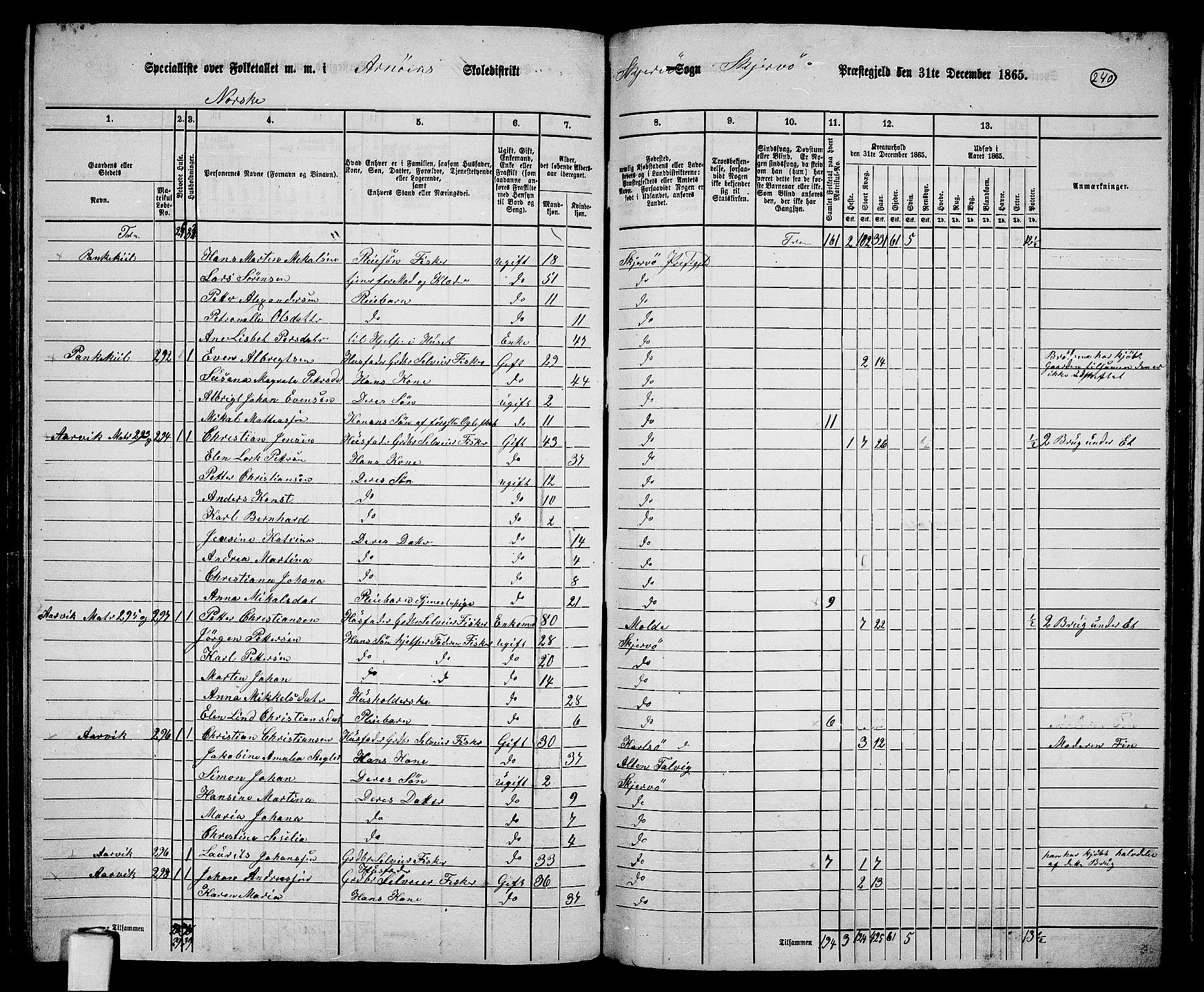 RA, 1865 census for Skjervøy, 1865, p. 120