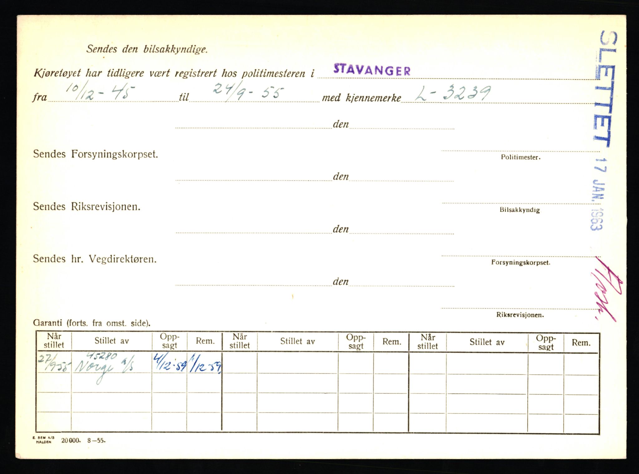 Stavanger trafikkstasjon, AV/SAST-A-101942/0/F/L0048: L-29100 - L-29899, 1930-1971, p. 992