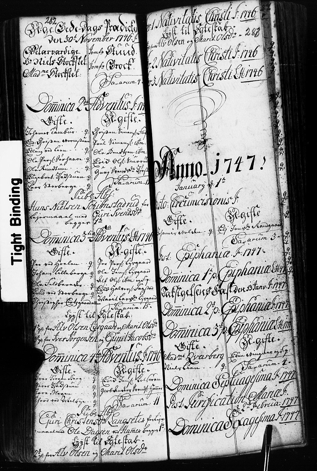 Fåberg prestekontor, AV/SAH-PREST-086/H/Ha/Hab/L0002: Parish register (copy) no. 2, 1741-1756, p. 282-283