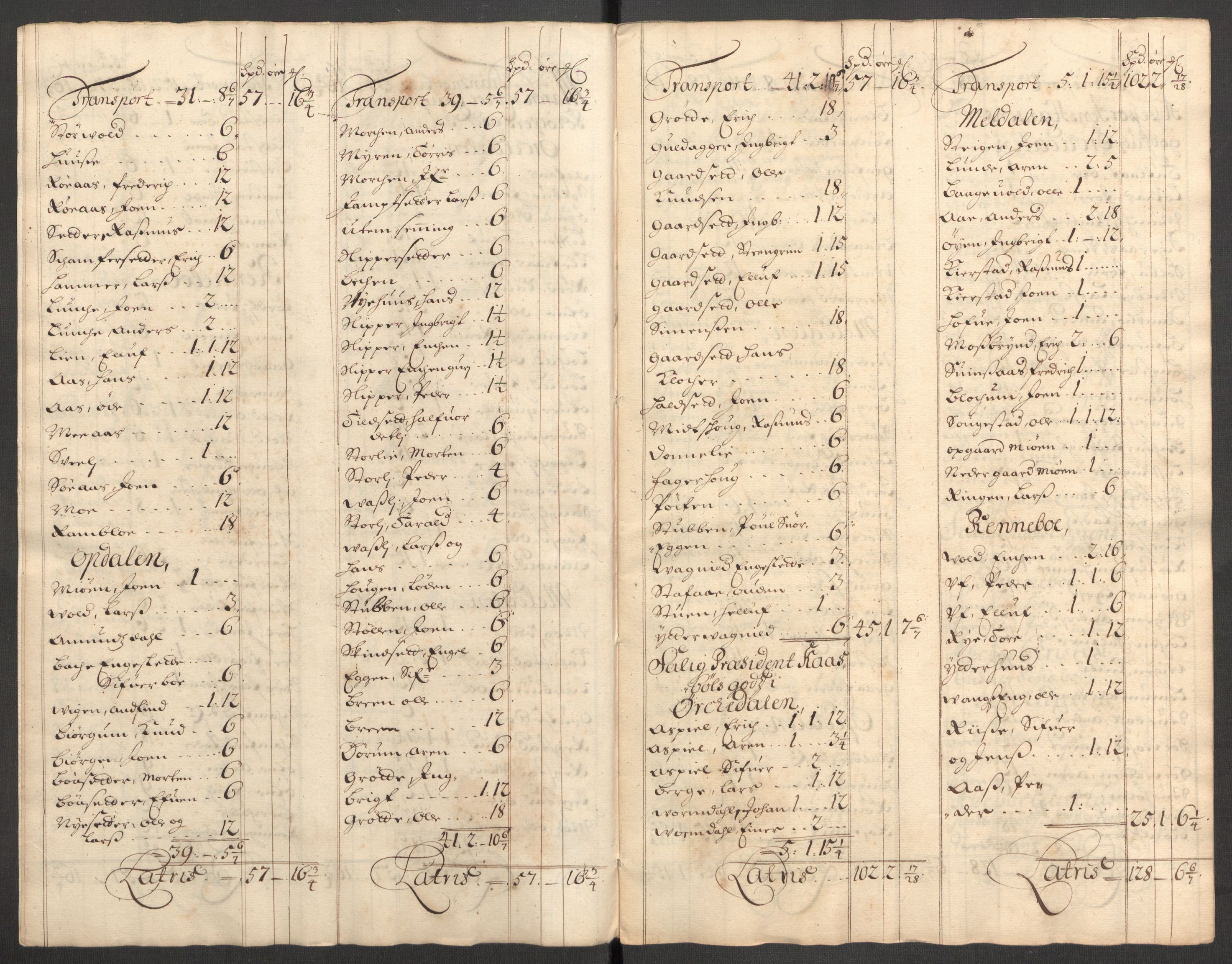 Rentekammeret inntil 1814, Reviderte regnskaper, Fogderegnskap, AV/RA-EA-4092/R60/L3946: Fogderegnskap Orkdal og Gauldal, 1696, p. 124