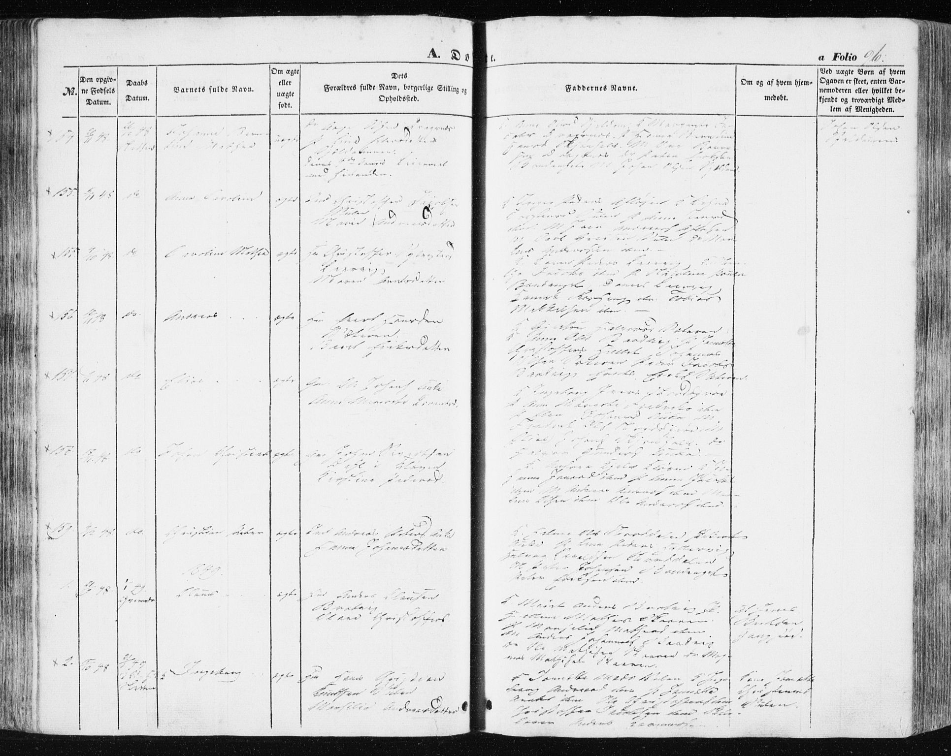 Ministerialprotokoller, klokkerbøker og fødselsregistre - Sør-Trøndelag, AV/SAT-A-1456/634/L0529: Parish register (official) no. 634A05, 1843-1851, p. 96