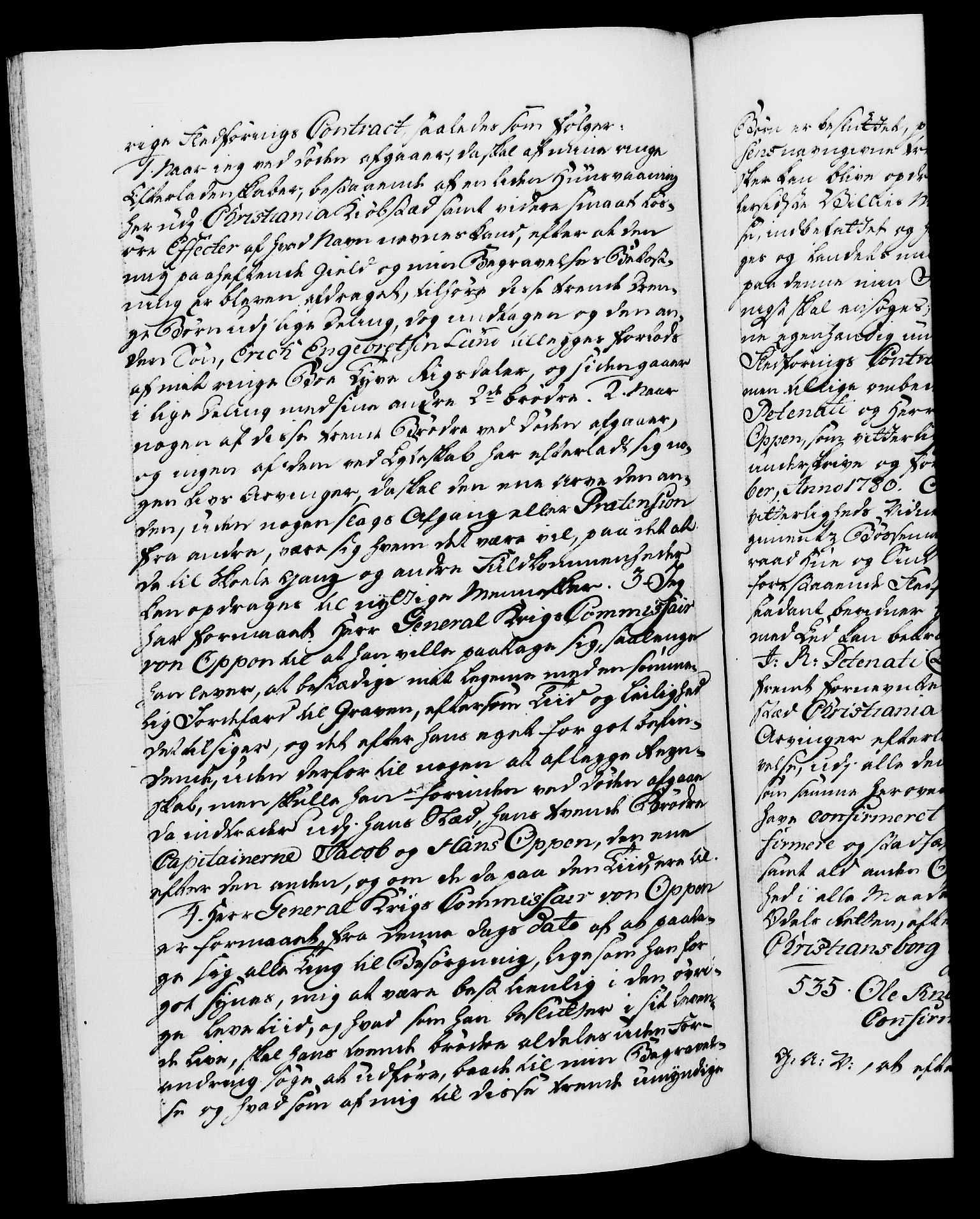 Danske Kanselli 1572-1799, RA/EA-3023/F/Fc/Fca/Fcaa/L0048: Norske registre, 1779-1781, p. 416b