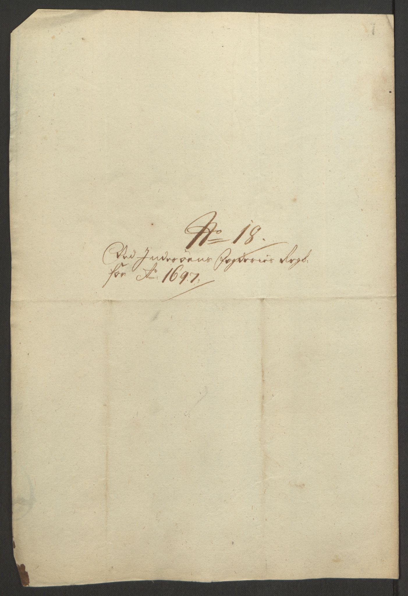 Rentekammeret inntil 1814, Reviderte regnskaper, Fogderegnskap, AV/RA-EA-4092/R63/L4309: Fogderegnskap Inderøy, 1695-1697, p. 570