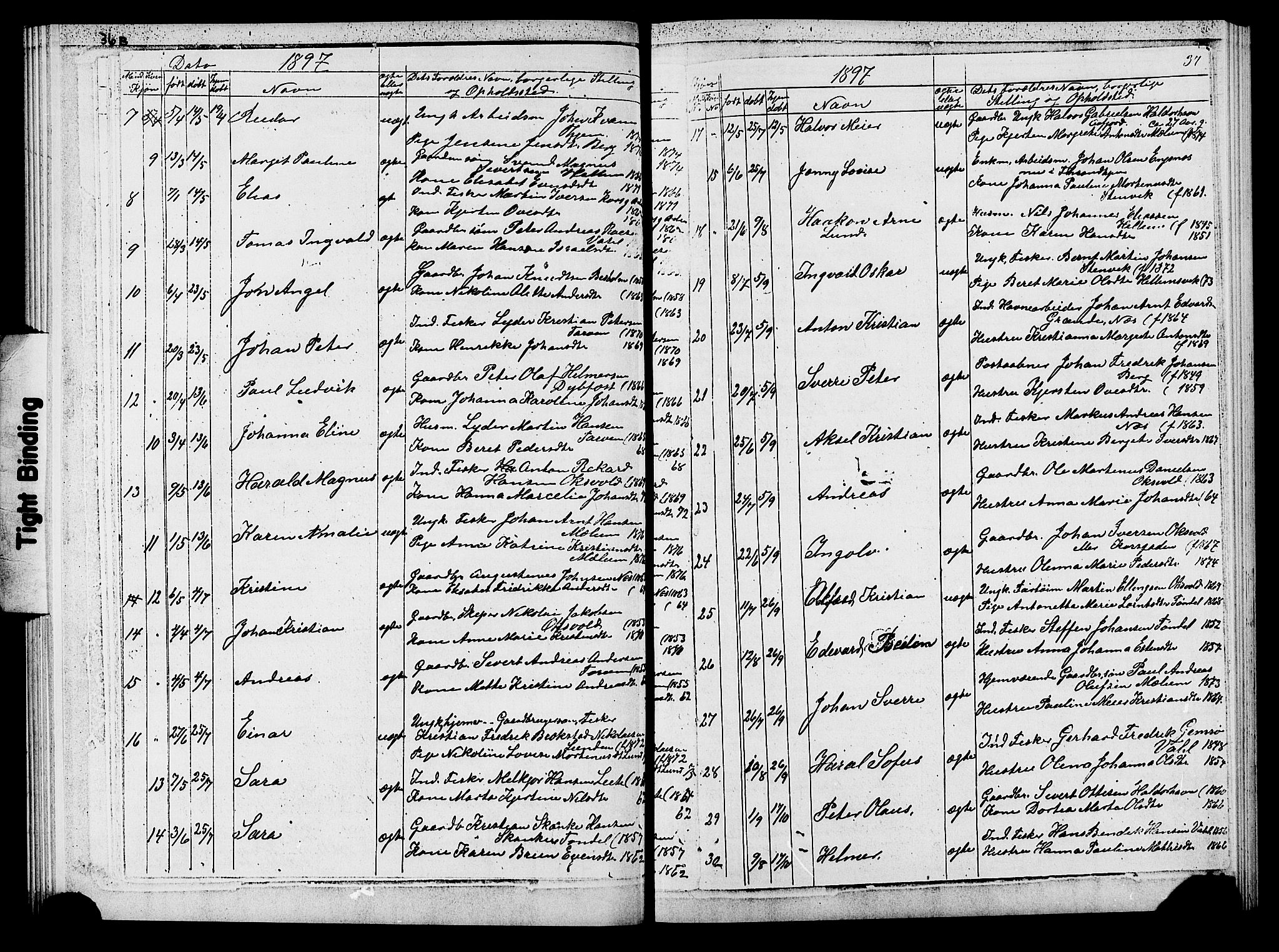 Ministerialprotokoller, klokkerbøker og fødselsregistre - Sør-Trøndelag, SAT/A-1456/652/L0653: Parish register (copy) no. 652C01, 1866-1910, p. 37
