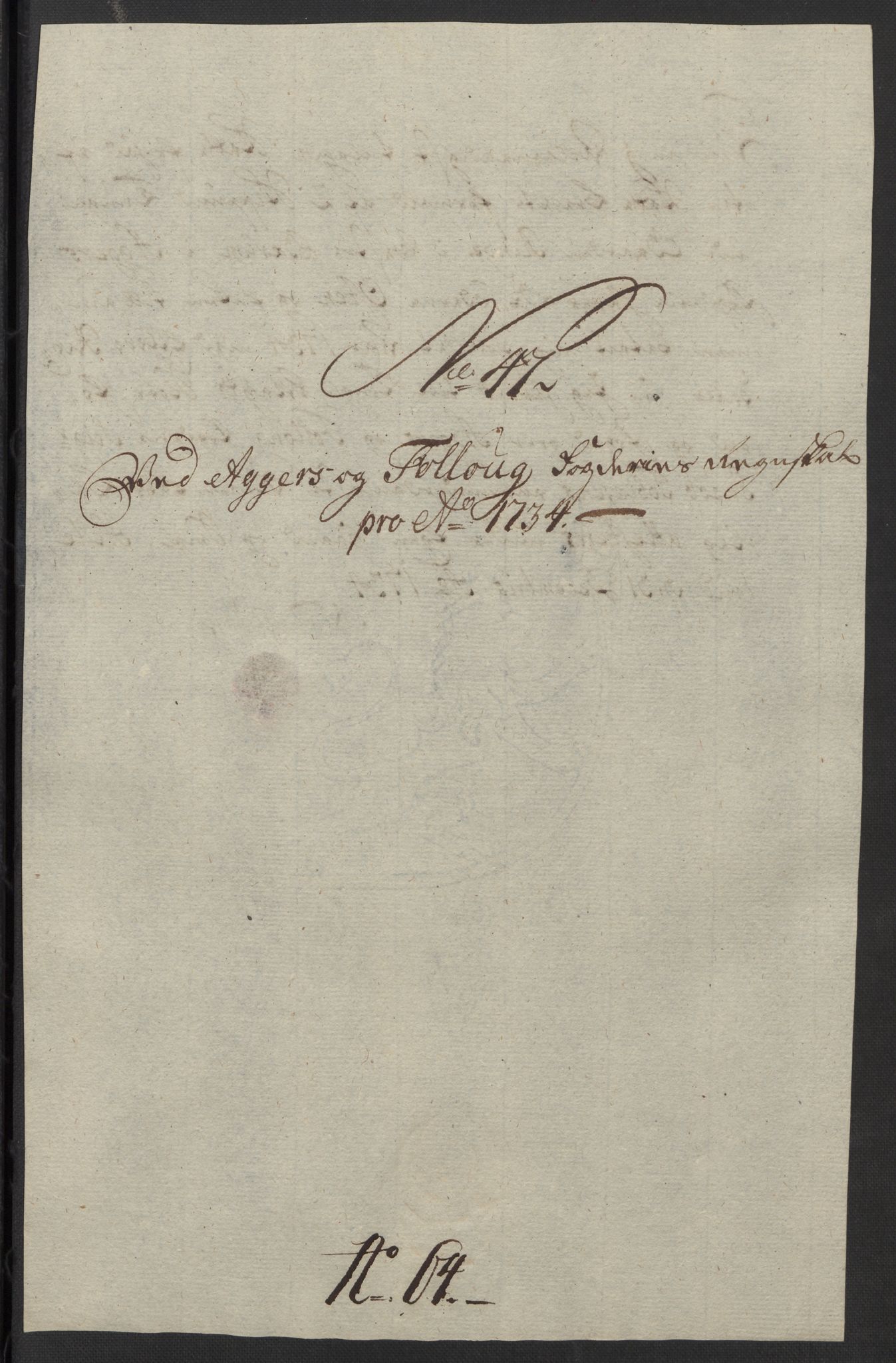 Rentekammeret inntil 1814, Reviderte regnskaper, Fogderegnskap, AV/RA-EA-4092/R10/L0473: Fogderegnskap Aker og Follo, 1734, p. 209