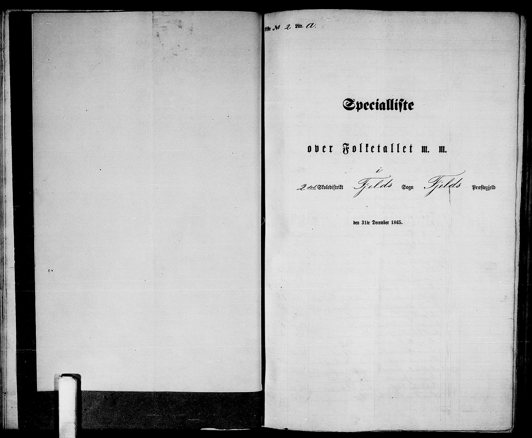 RA, 1865 census for Fjell, 1865, p. 29