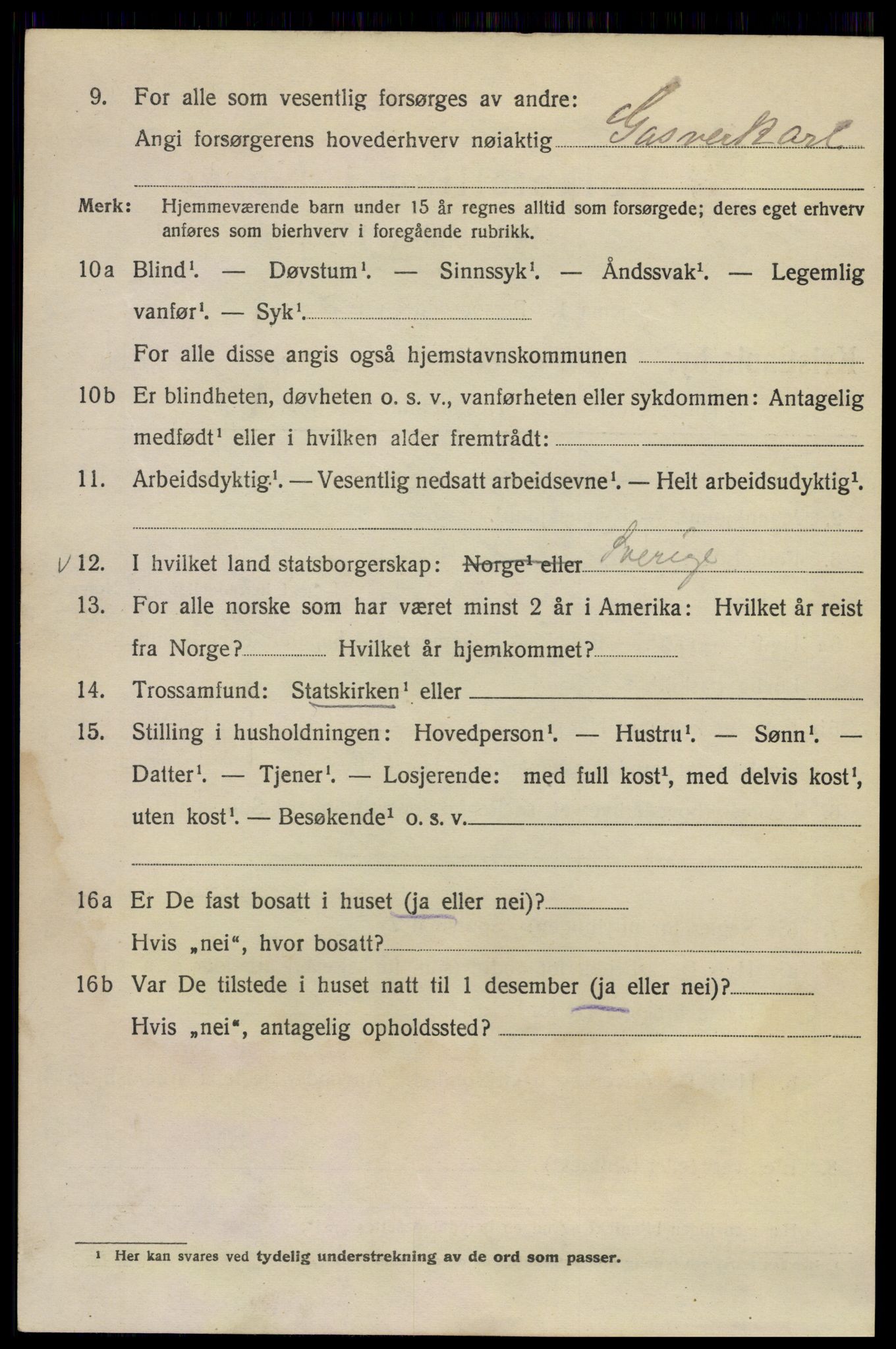 SAO, 1920 census for Kristiania, 1920, p. 620222