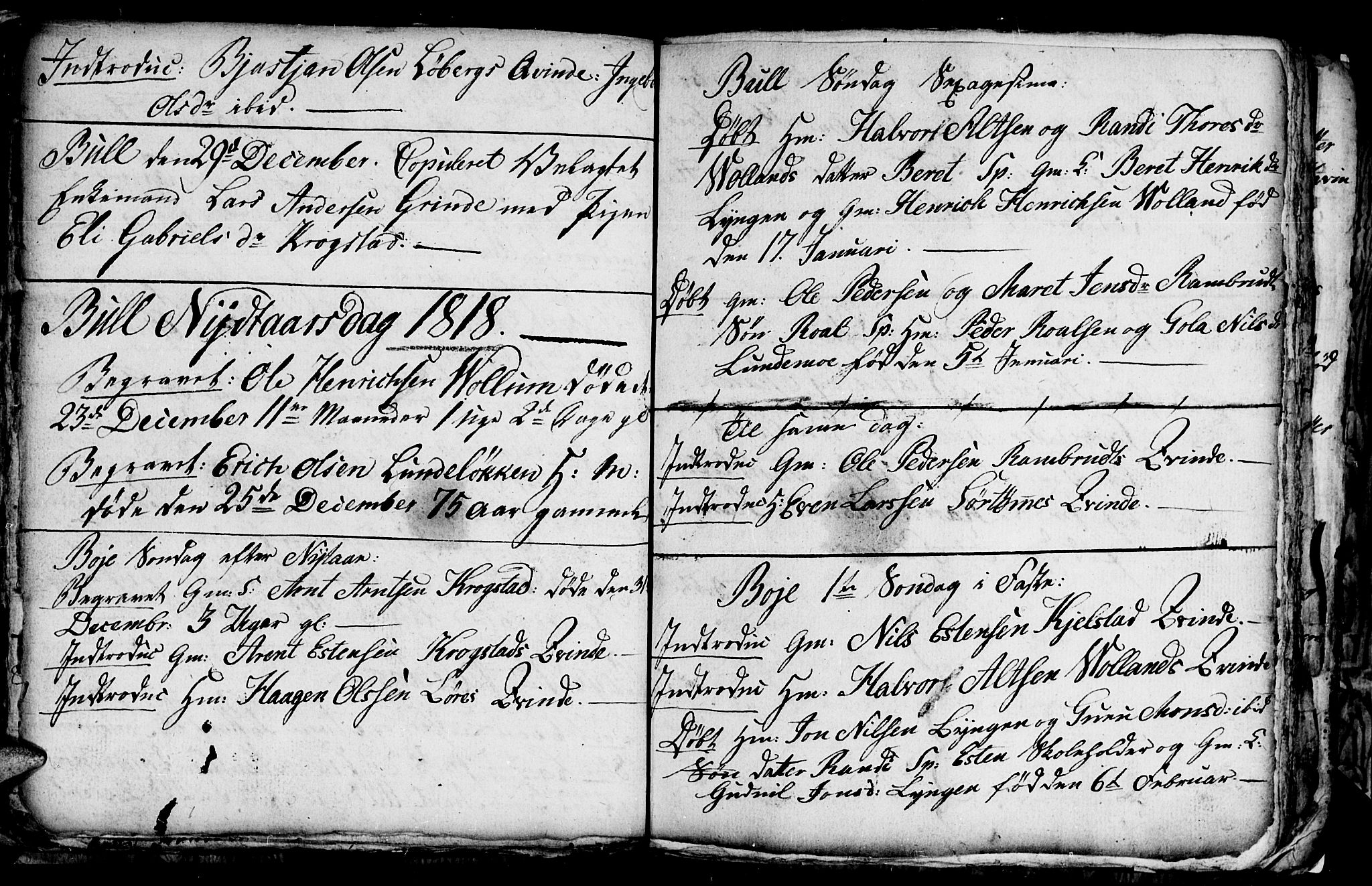 Ministerialprotokoller, klokkerbøker og fødselsregistre - Sør-Trøndelag, SAT/A-1456/692/L1107: Parish register (copy) no. 692C02, 1809-1824