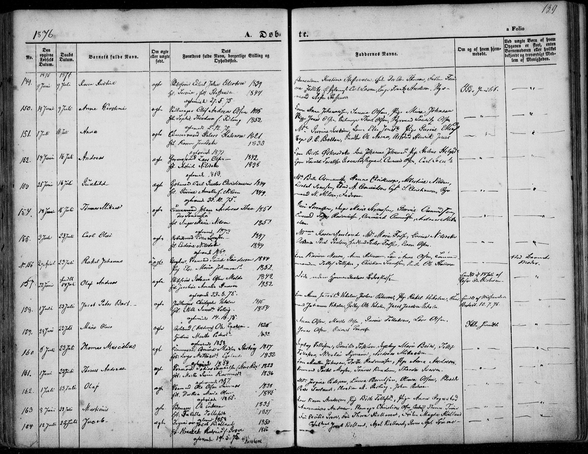 Domkirken sokneprestkontor, SAST/A-101812/001/30/30BA/L0022: Parish register (official) no. A 21, 1868-1877, p. 139