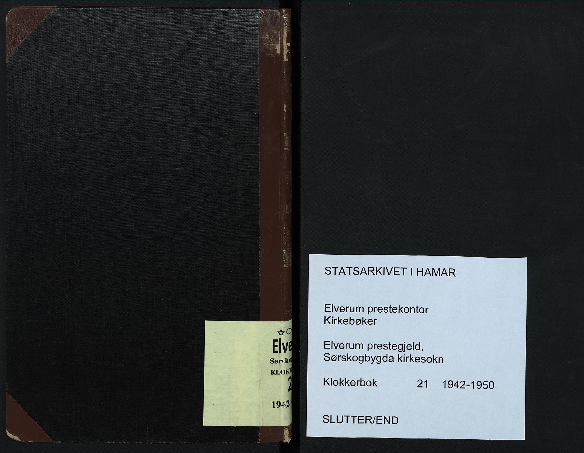 Elverum prestekontor, AV/SAH-PREST-044/H/Ha/Hab/L0021: Parish register (copy) no. 21, 1942-1950