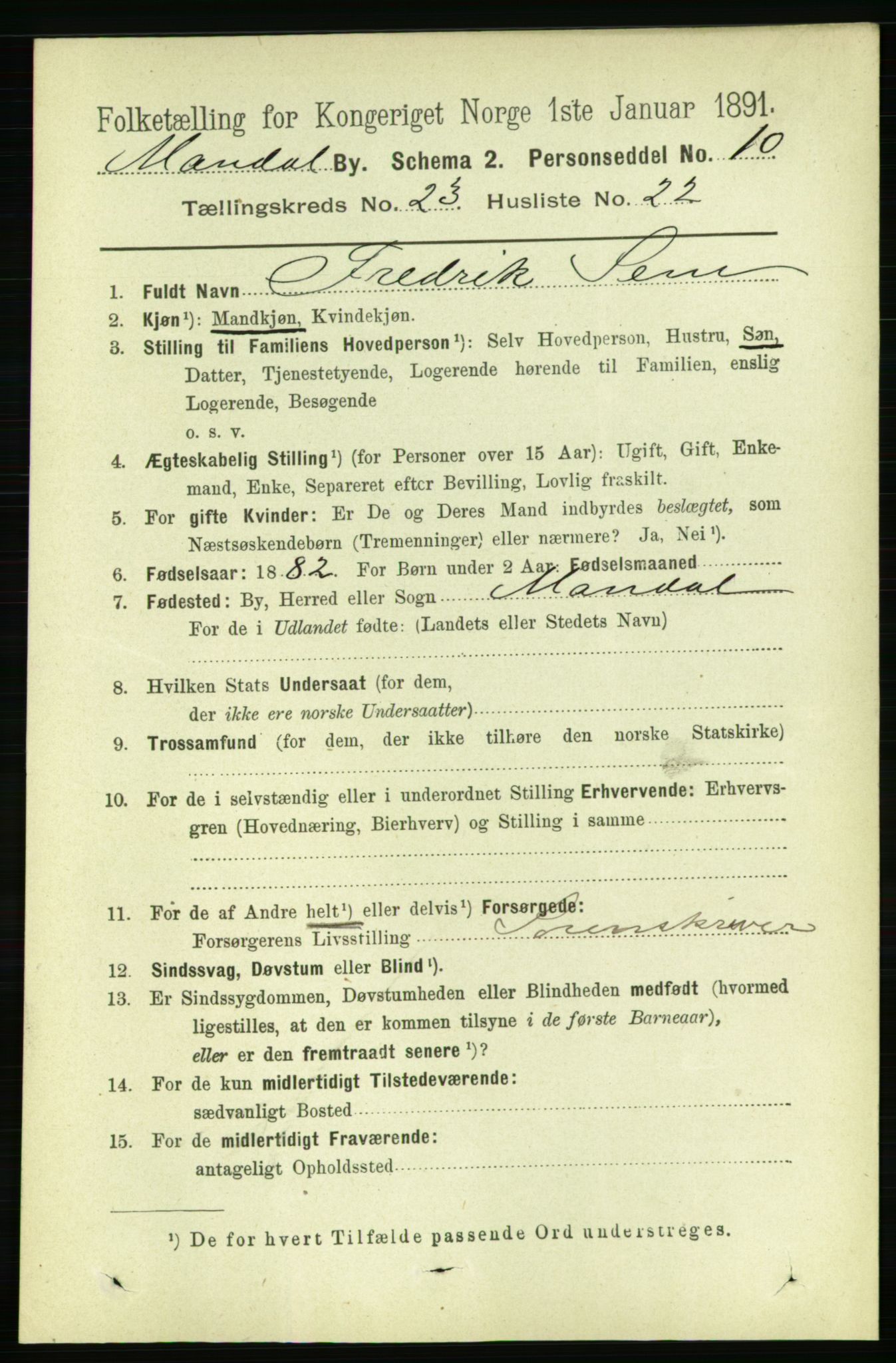 RA, 1891 census for 1002 Mandal, 1891, p. 4427