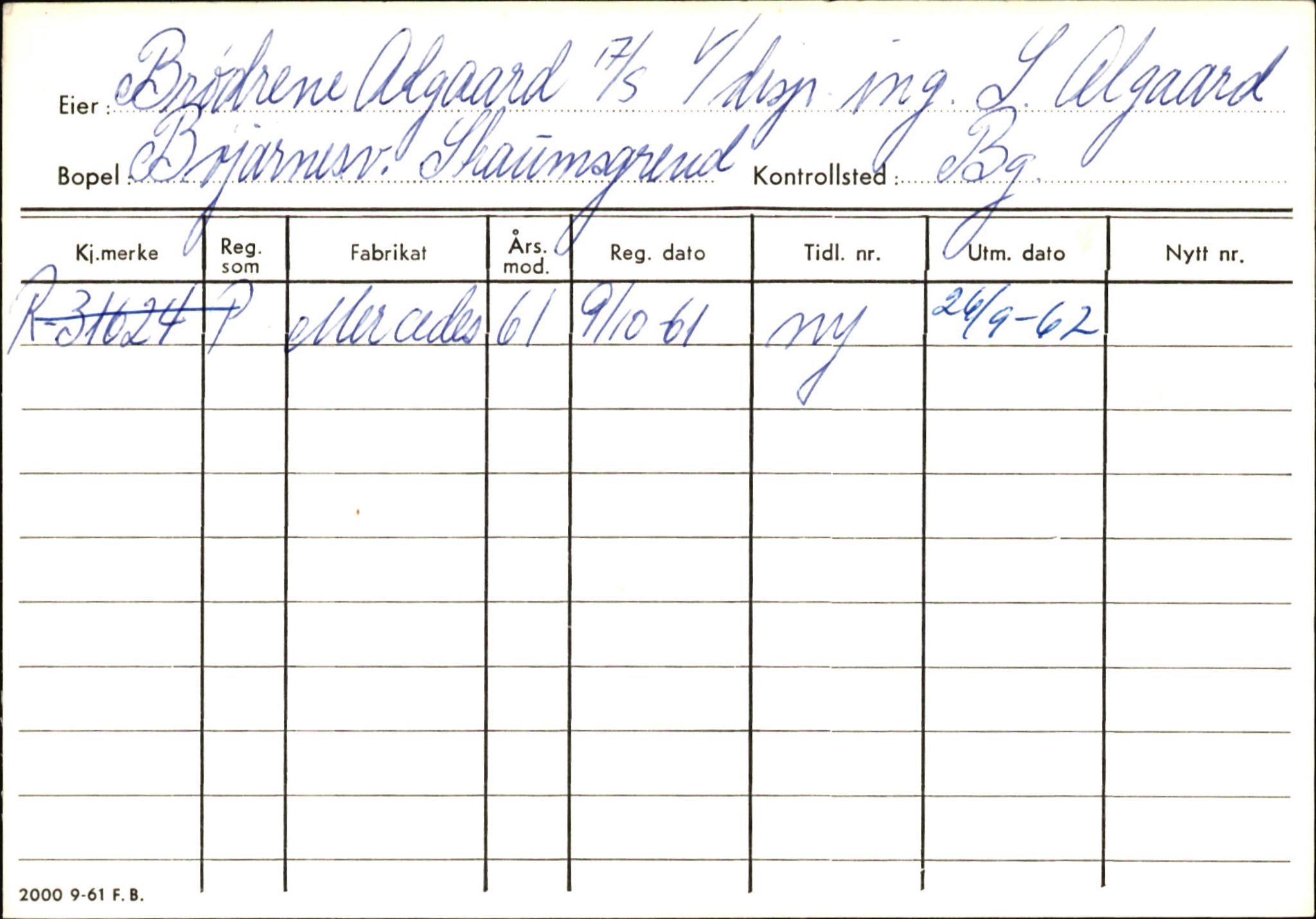 Statens vegvesen, Hordaland vegkontor, AV/SAB-A-5201/2/Ha/L0001: R-eierkort A, 1920-1971, p. 406