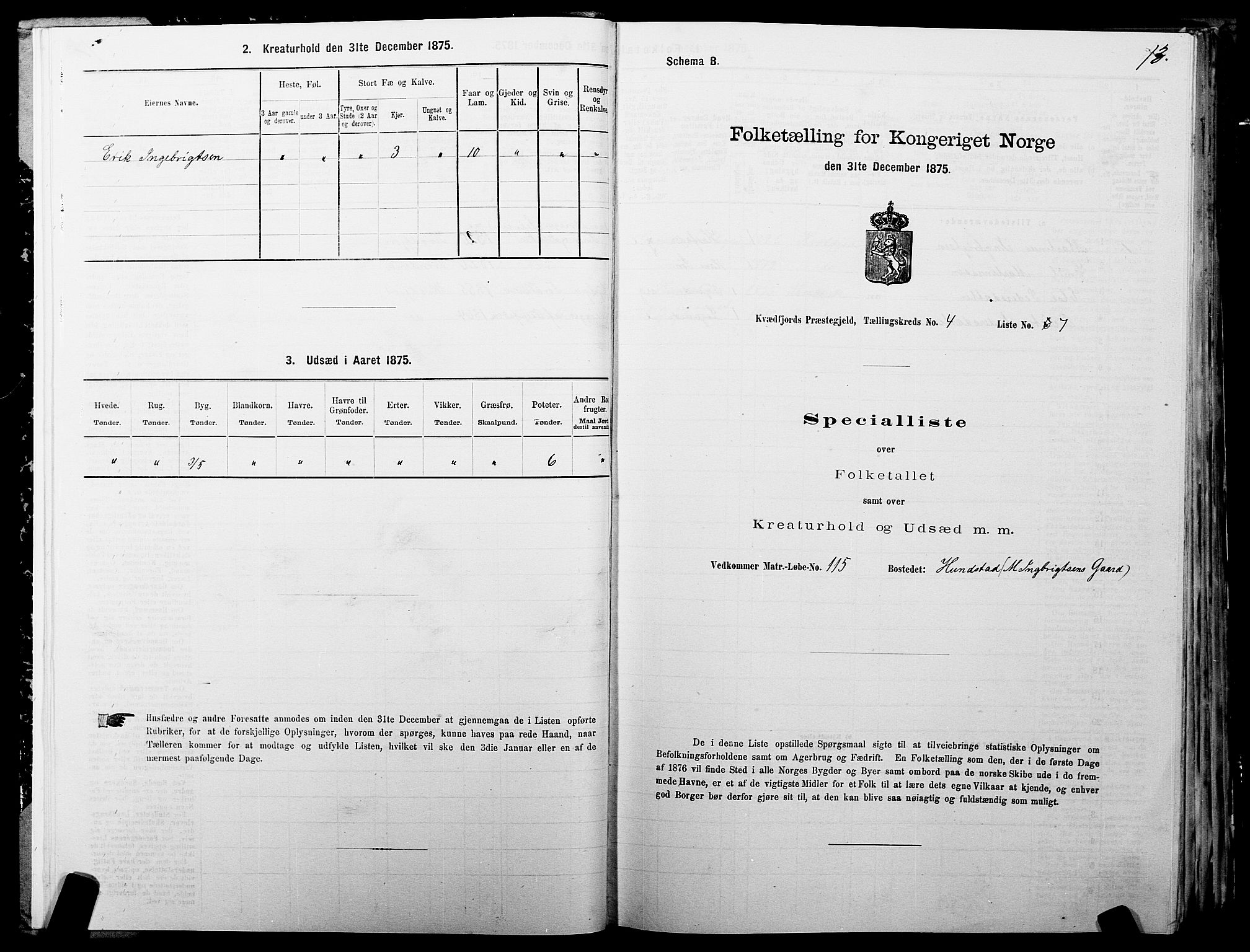 SATØ, 1875 census for 1911P Kvæfjord, 1875, p. 3013