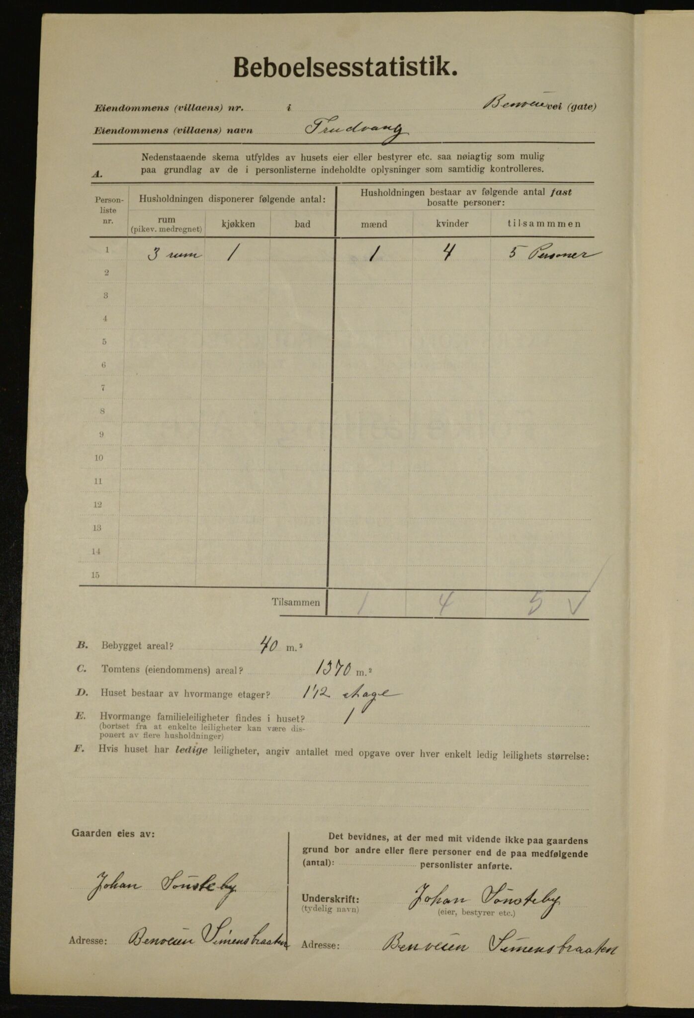 , Municipal Census 1923 for Aker, 1923, p. 36835