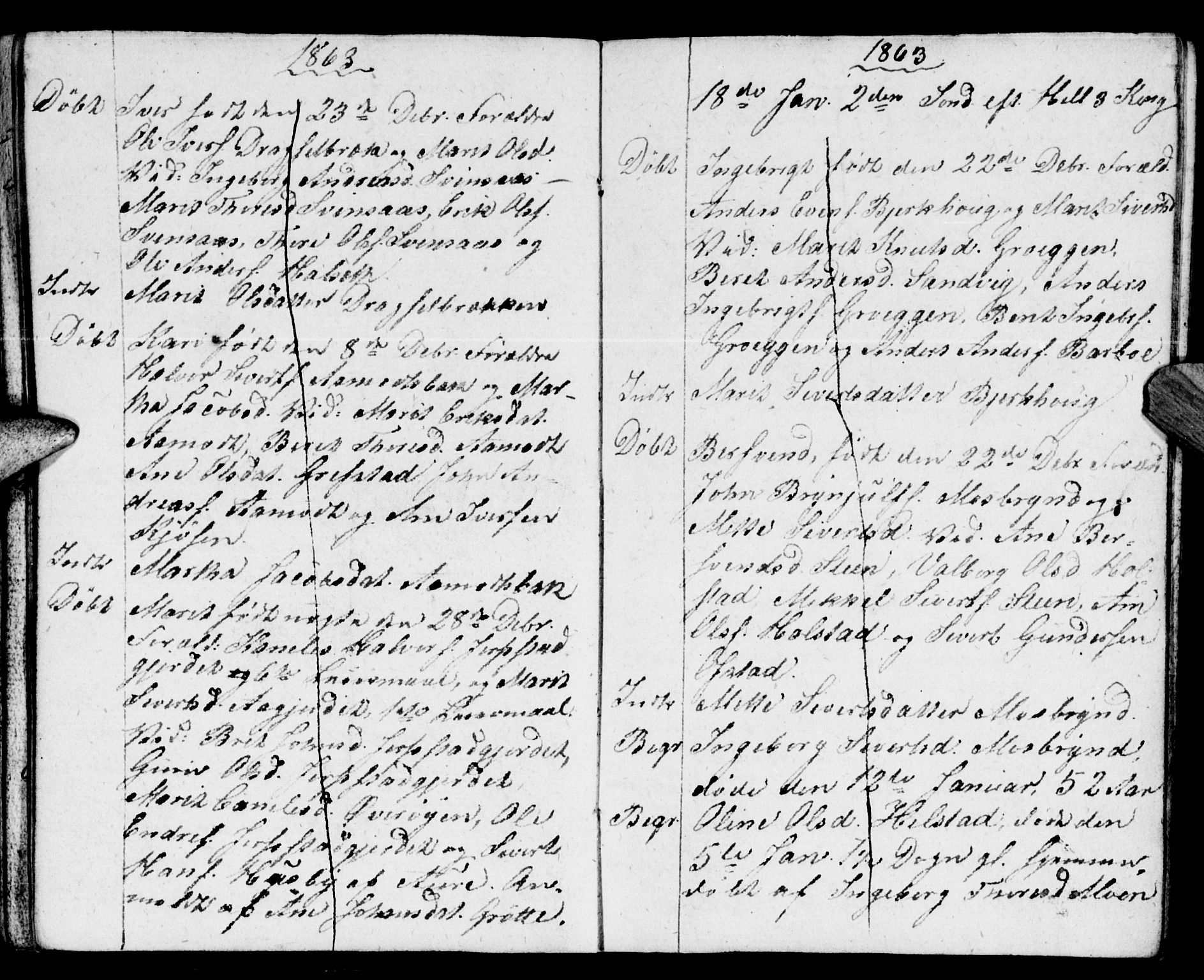 Meldal sokneprestkontor, SAT/A-1123/1/I/I1/I1f/L0008: Parish register draft no. 672I1F, 1827-1866