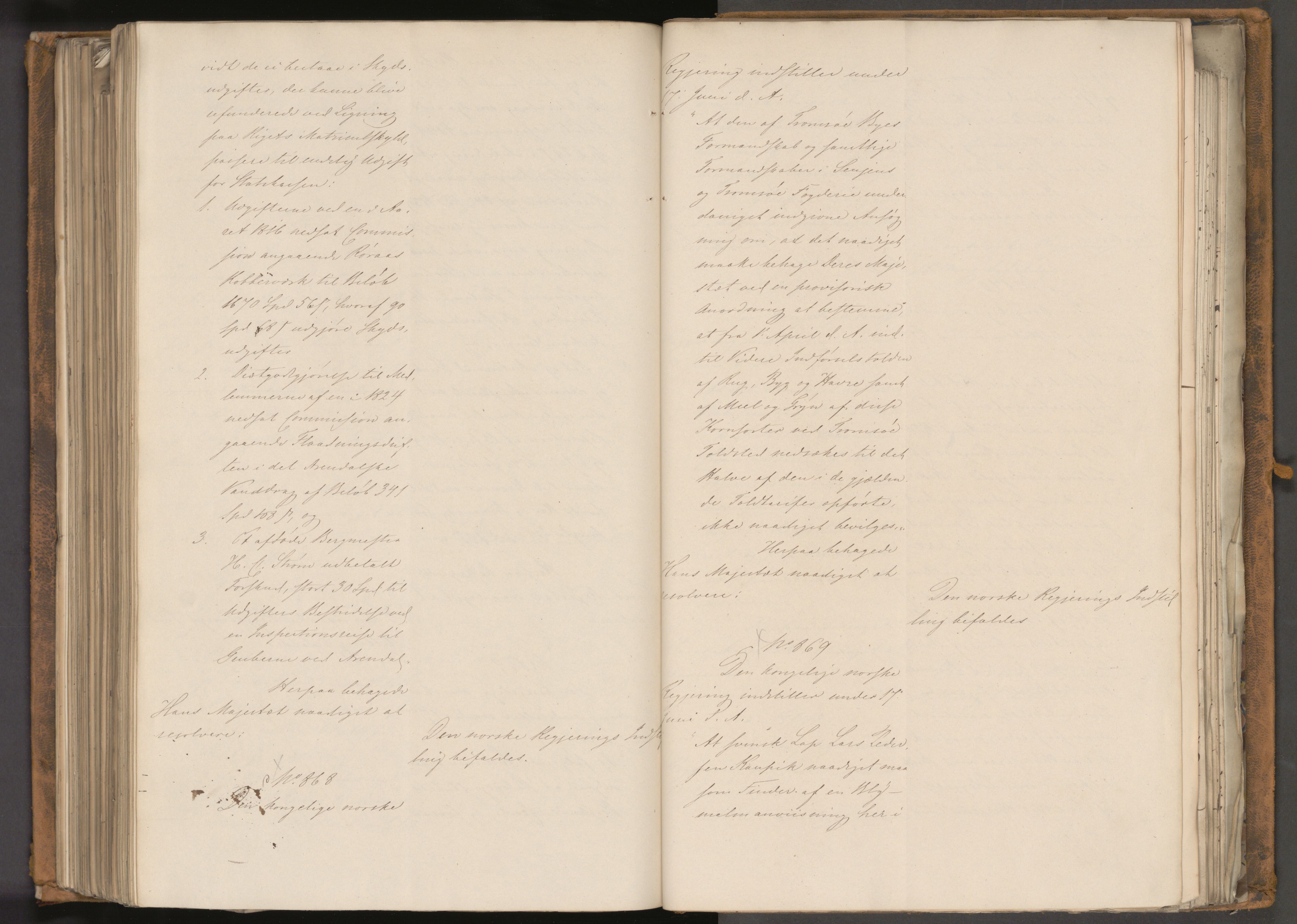 Statsrådssekretariatet, AV/RA-S-1001/A/Ab/L0057: Kgl. res. nr. 1-880, 1. halvår, 1843