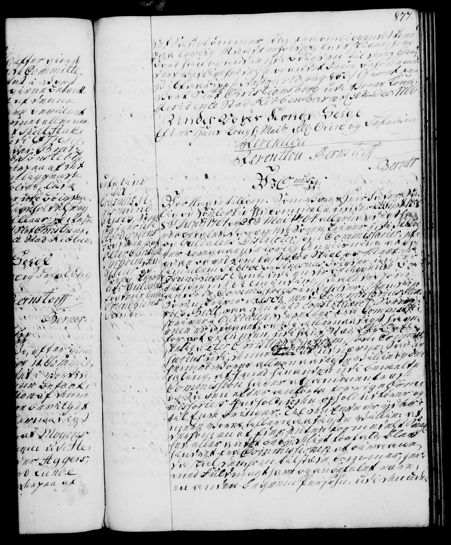 Rentekammeret, Kammerkanselliet, RA/EA-3111/G/Gg/Gga/L0007: Norsk ekspedisjonsprotokoll med register (merket RK 53.7), 1759-1768, p. 877