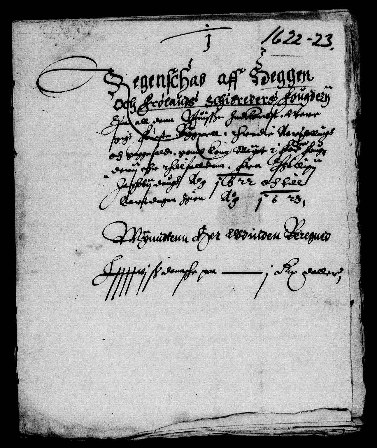 Rentekammeret inntil 1814, Reviderte regnskaper, Lensregnskaper, AV/RA-EA-5023/R/Rb/Rba/L0061: Akershus len, 1622-1623
