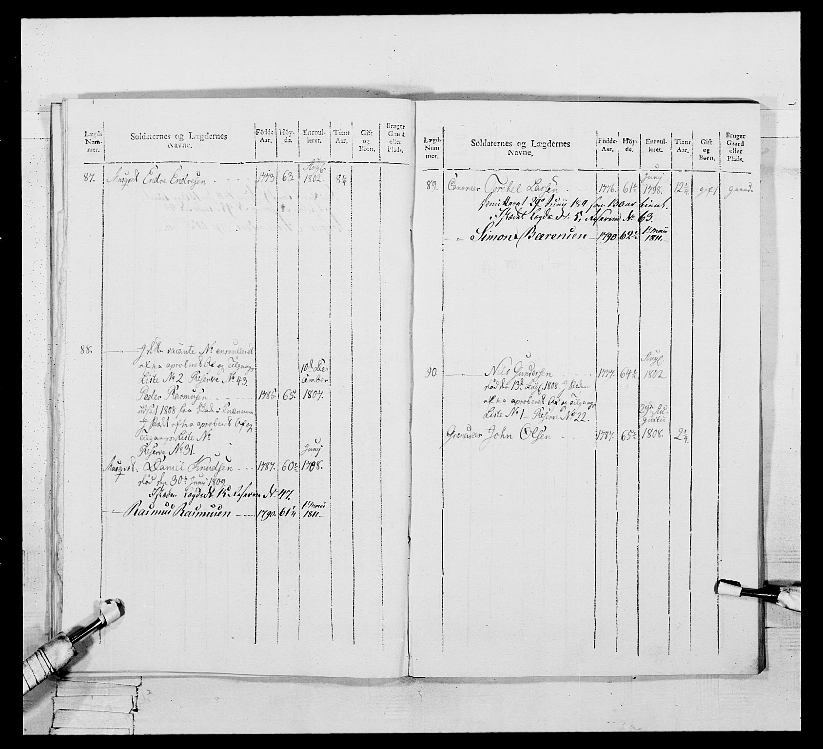 Generalitets- og kommissariatskollegiet, Det kongelige norske kommissariatskollegium, AV/RA-EA-5420/E/Eh/L0111: Vesterlenske nasjonale infanteriregiment, 1810, p. 421