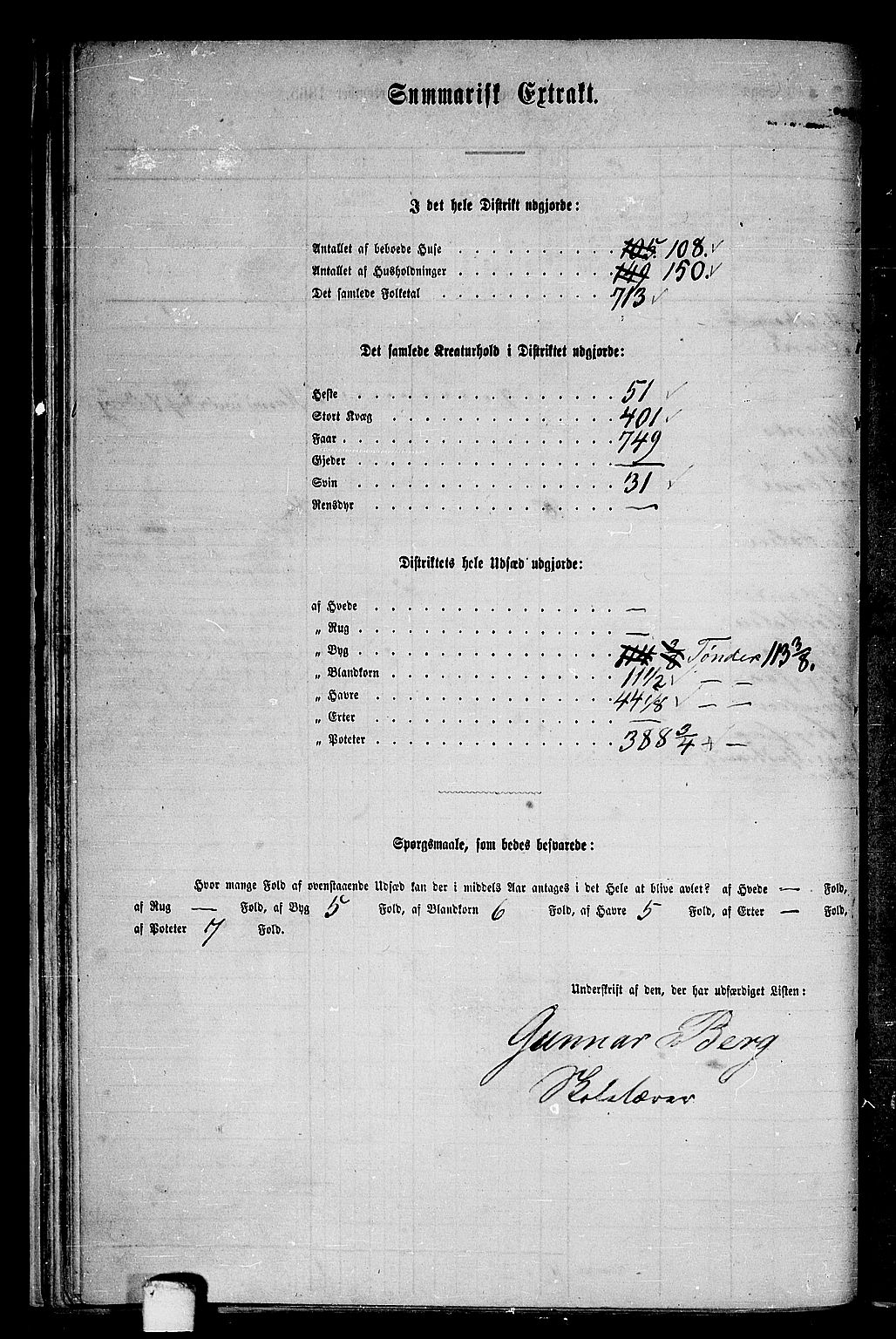 RA, 1865 census for Nesna, 1865, p. 38