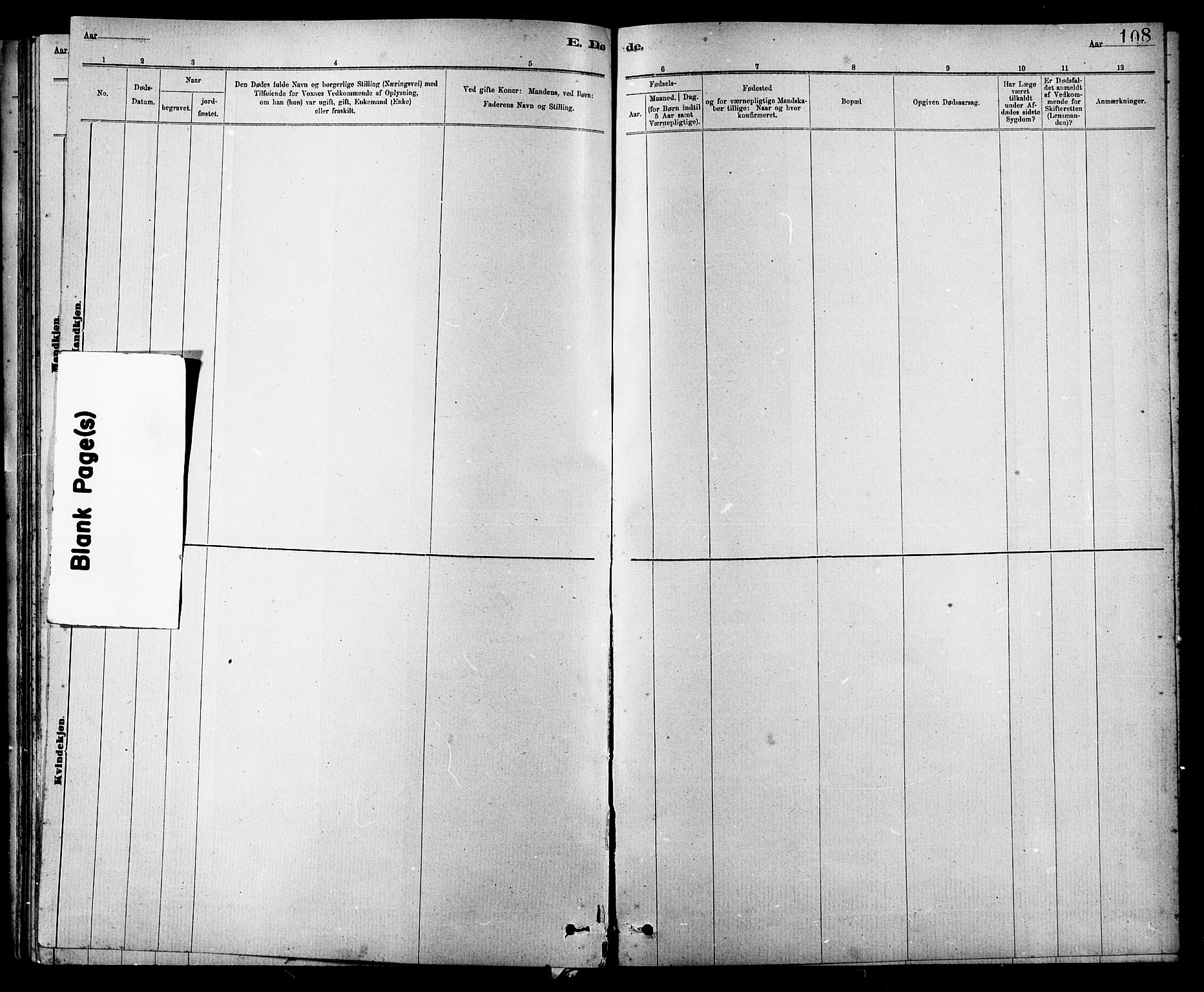 Ministerialprotokoller, klokkerbøker og fødselsregistre - Sør-Trøndelag, SAT/A-1456/666/L0790: Parish register (copy) no. 666C03, 1885-1908, p. 108