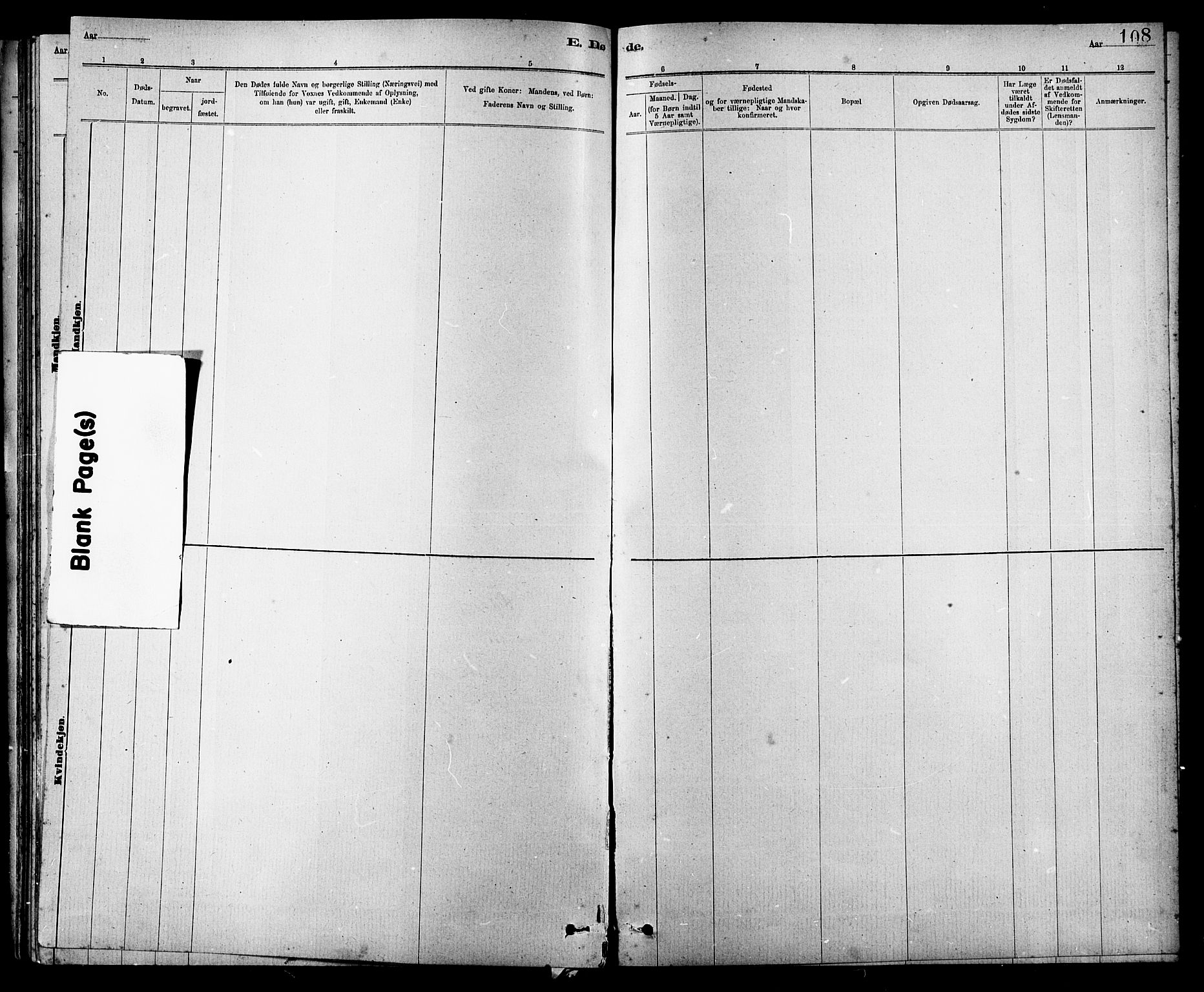 Ministerialprotokoller, klokkerbøker og fødselsregistre - Sør-Trøndelag, AV/SAT-A-1456/666/L0790: Parish register (copy) no. 666C03, 1885-1908, p. 108