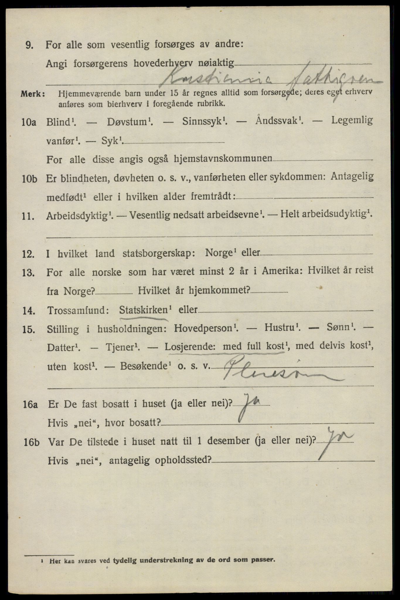 SAO, 1920 census for Ås, 1920, p. 2143