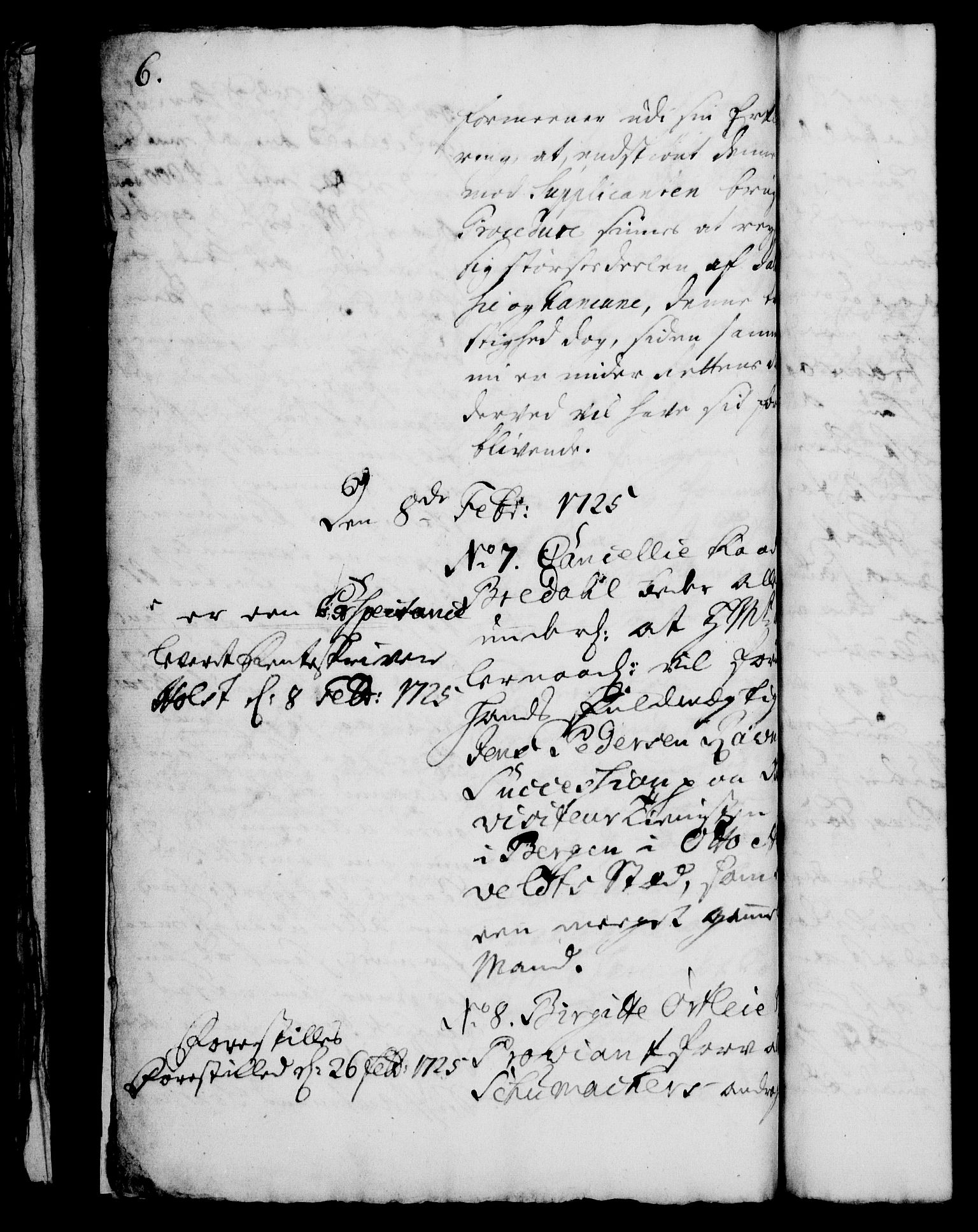 Rentekammeret, Kammerkanselliet, RA/EA-3111/G/Gh/Gha/L0007: Norsk ekstraktmemorialprotokoll (merket RK 53.52), 1724-1725, p. 6