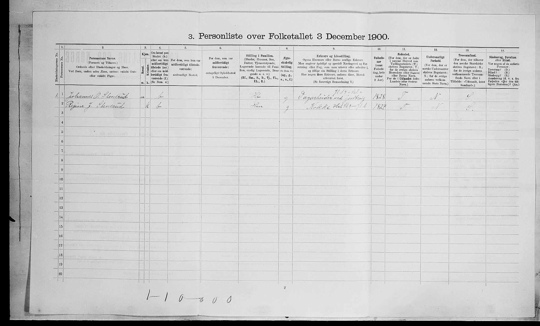 SAH, 1900 census for Fåberg, 1900, p. 563