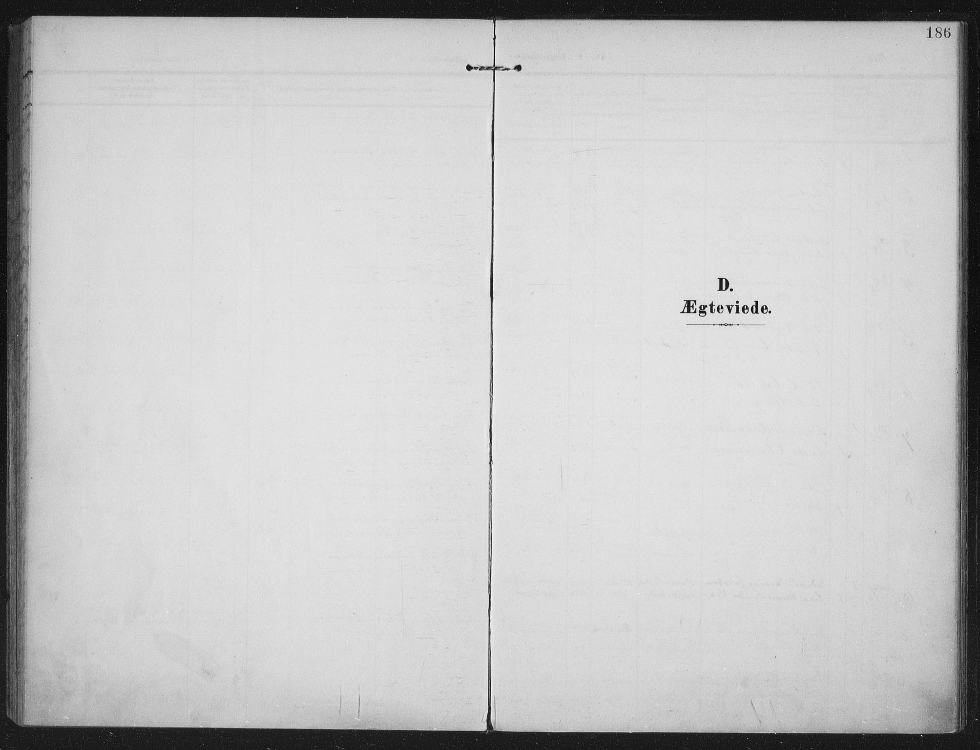 Kopervik sokneprestkontor, SAST/A-101850/H/Ha/Haa/L0005: Parish register (official) no. A 5, 1906-1924, p. 186