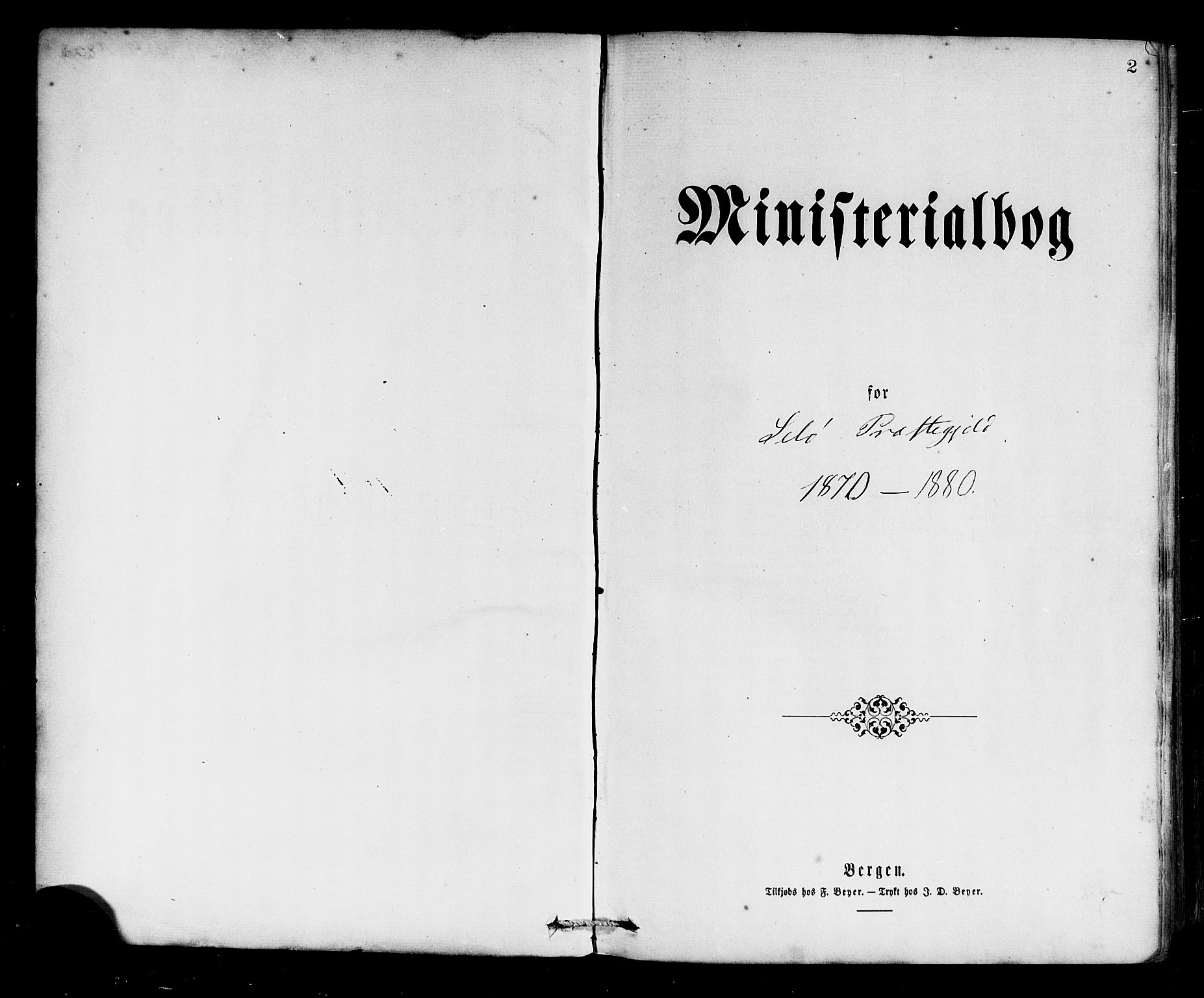 Selje sokneprestembete, SAB/A-99938/H/Ha/Haa/Haaa: Parish register (official) no. A 12, 1870-1880
