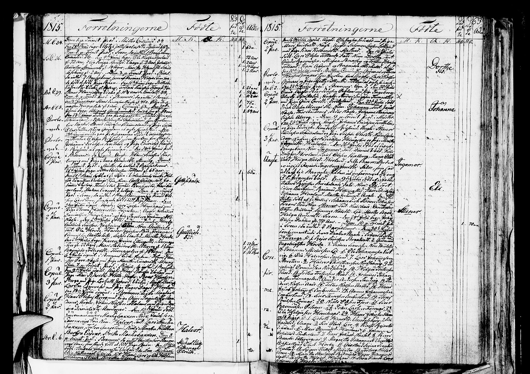 Finnås sokneprestembete, AV/SAB-A-99925/H/Ha/Haa/Haaa/L0004: Parish register (official) no. A 4, 1804-1830, p. 63