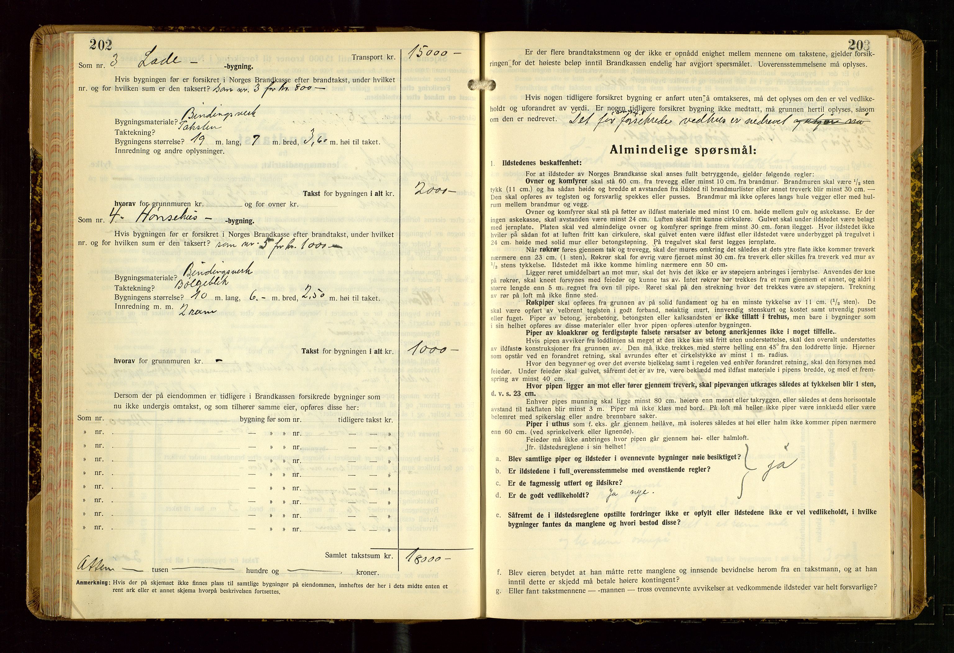 Lund lensmannskontor, AV/SAST-A-100303/Gob/L0006: "Brandtakstprotokoll", 1938-1951, p. 202-203