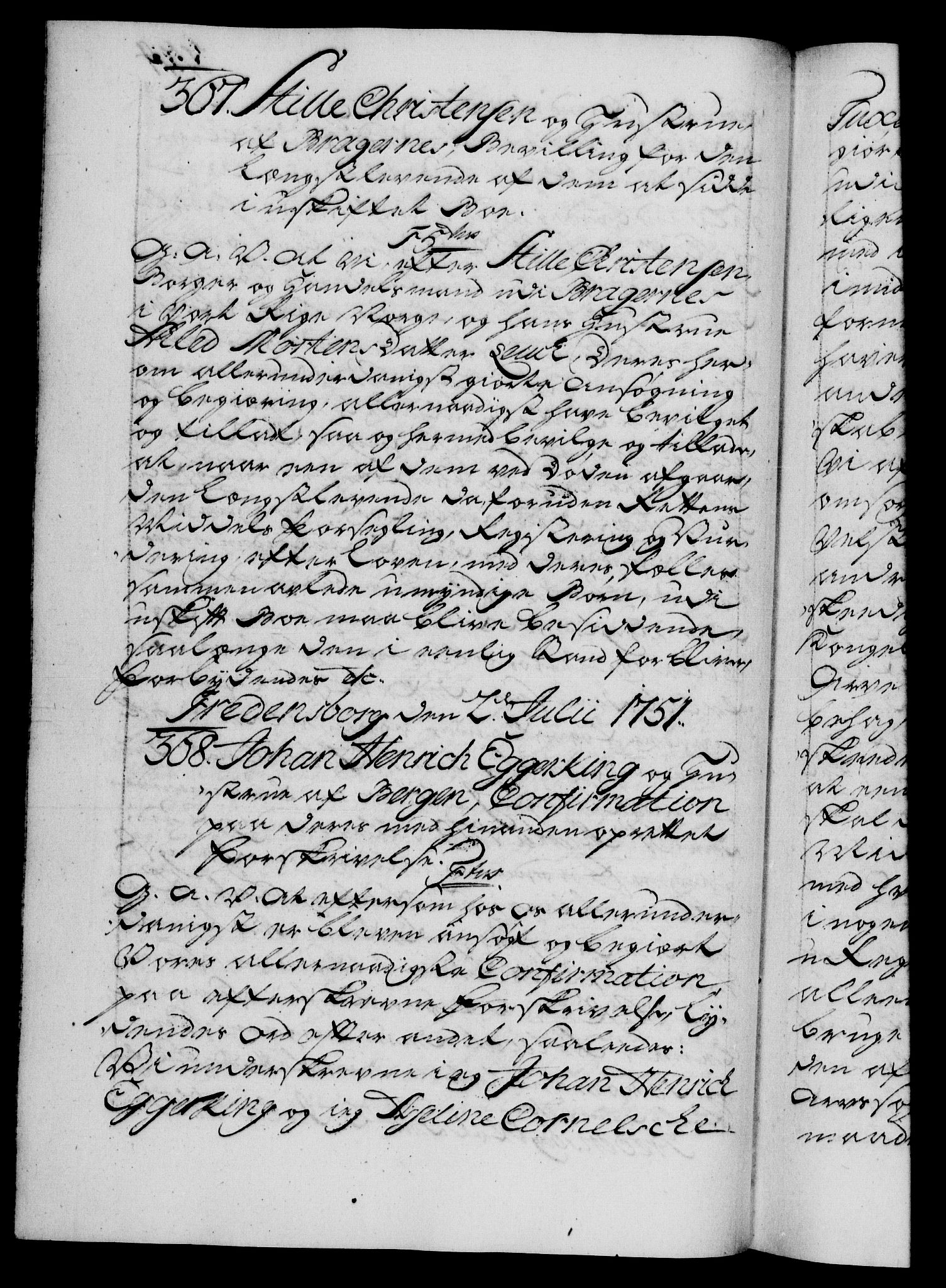 Danske Kanselli 1572-1799, AV/RA-EA-3023/F/Fc/Fca/Fcaa/L0037: Norske registre, 1751-1752, p. 224b