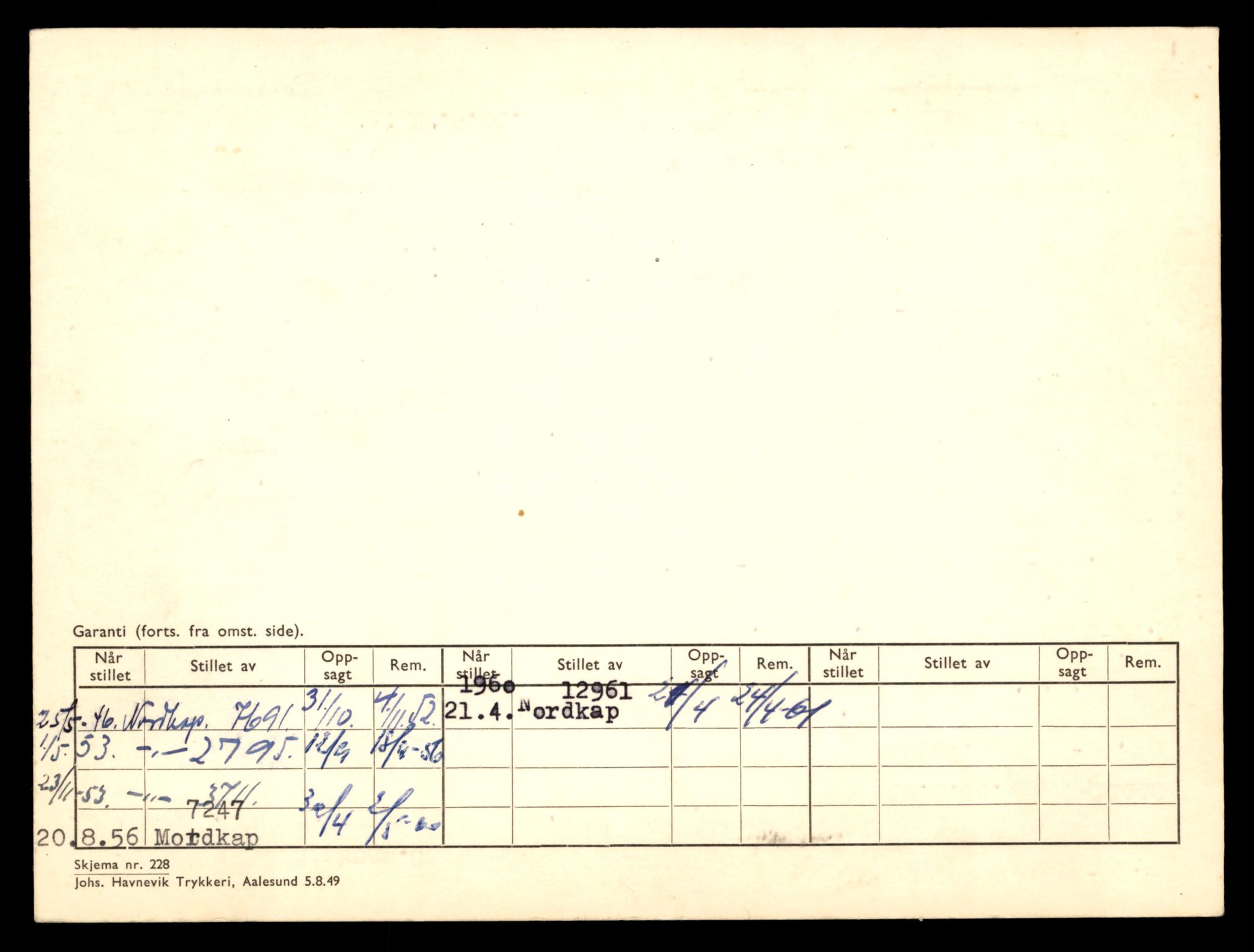 Møre og Romsdal vegkontor - Ålesund trafikkstasjon, AV/SAT-A-4099/F/Fe/L0029: Registreringskort for kjøretøy T 11430 - T 11619, 1927-1998, p. 282