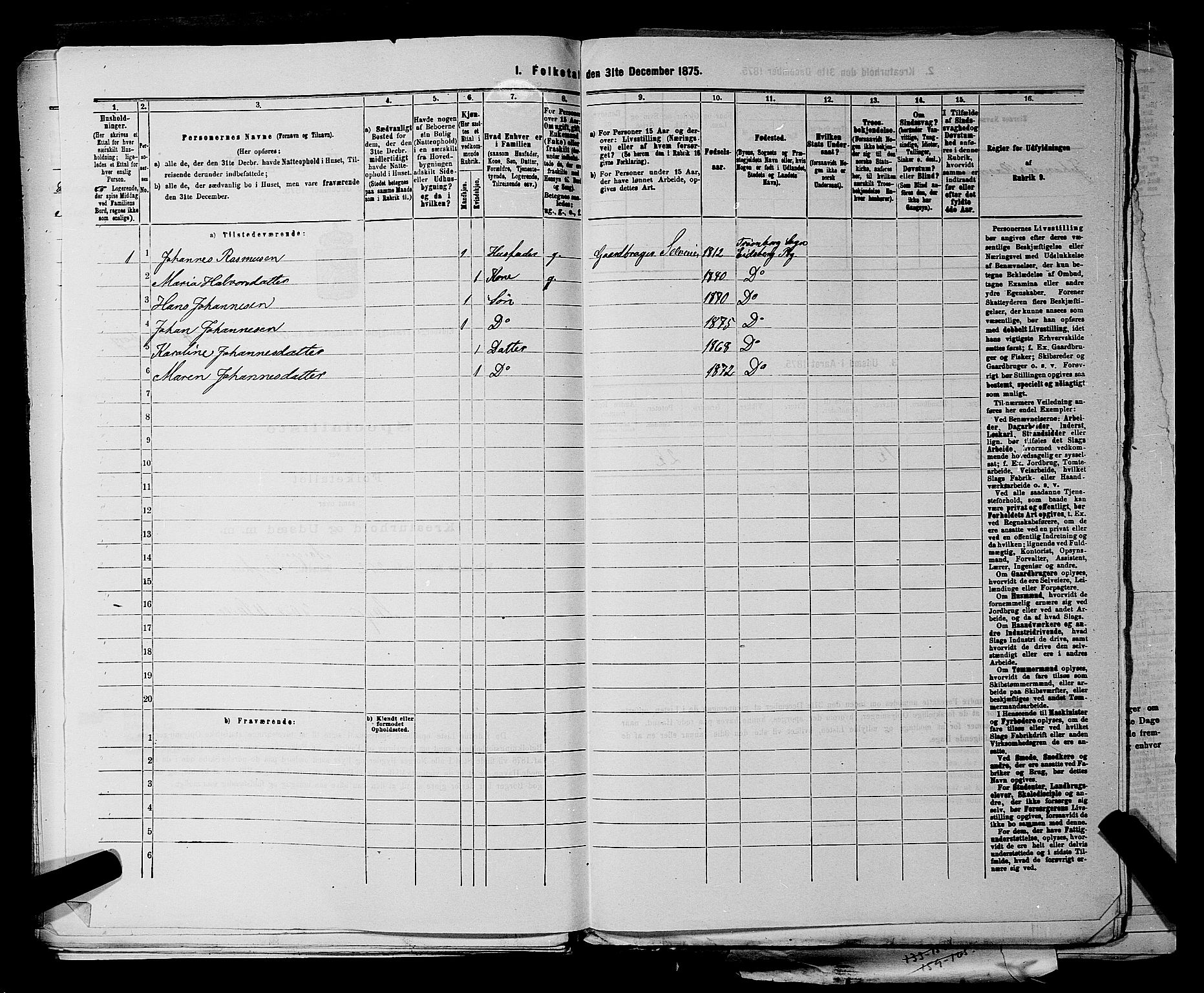 RA, 1875 census for 0125P Eidsberg, 1875, p. 1334