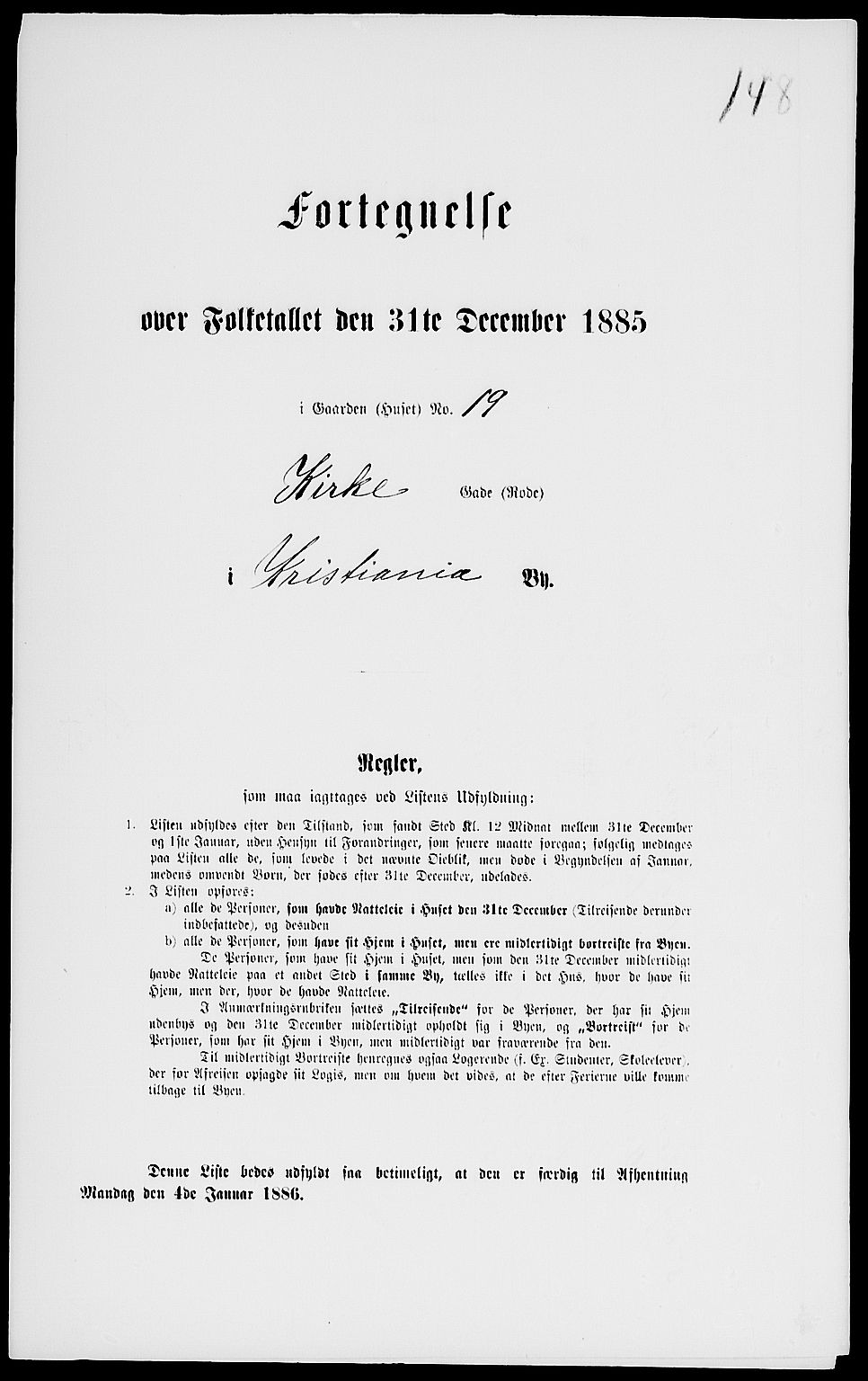 RA, 1885 census for 0301 Kristiania, 1885, p. 554