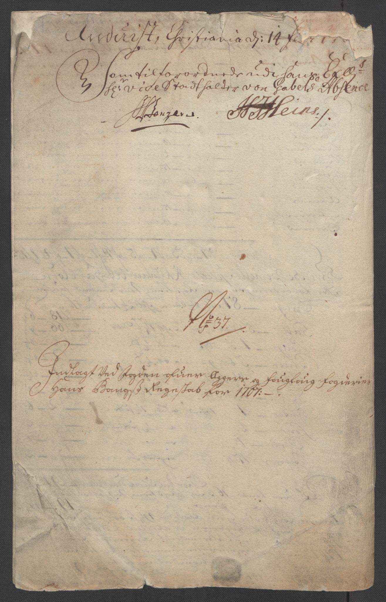 Rentekammeret inntil 1814, Reviderte regnskaper, Fogderegnskap, AV/RA-EA-4092/R10/L0447: Fogderegnskap Aker og Follo, 1707-1709, p. 207