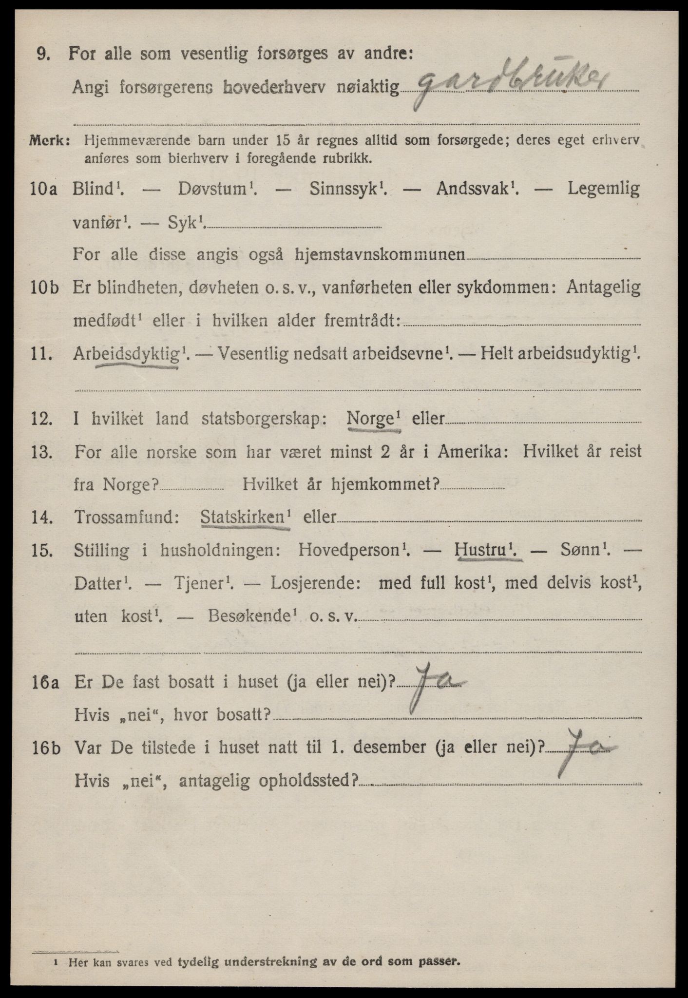 SAT, 1920 census for Fræna, 1920, p. 4502