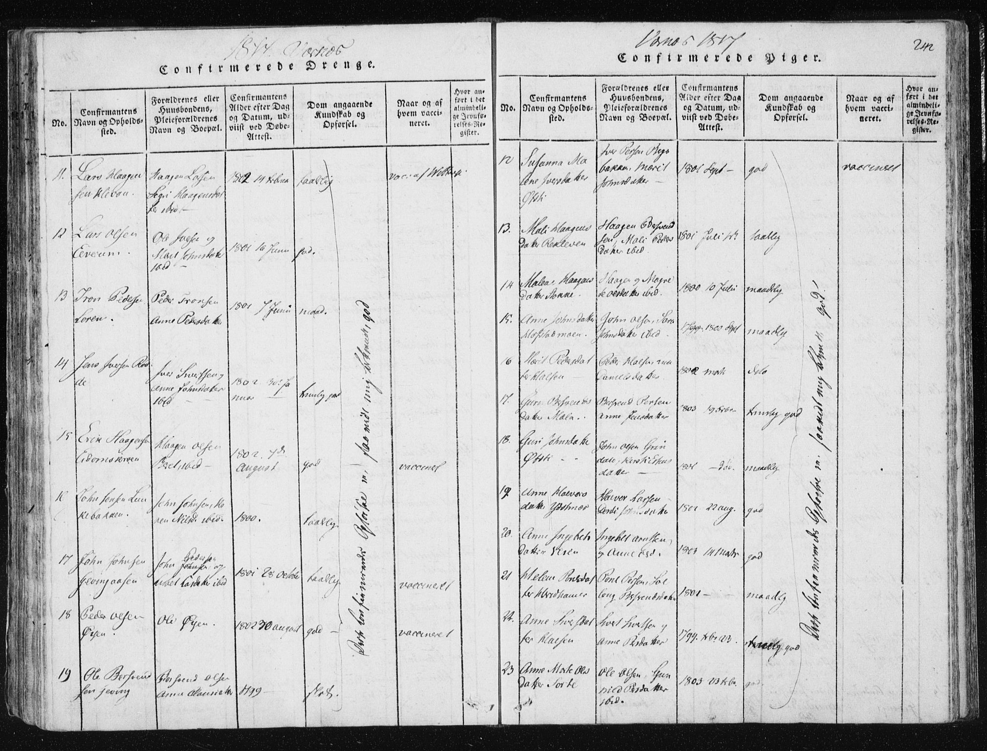 Ministerialprotokoller, klokkerbøker og fødselsregistre - Nord-Trøndelag, SAT/A-1458/709/L0061: Parish register (official) no. 709A08 /1, 1815-1819, p. 242