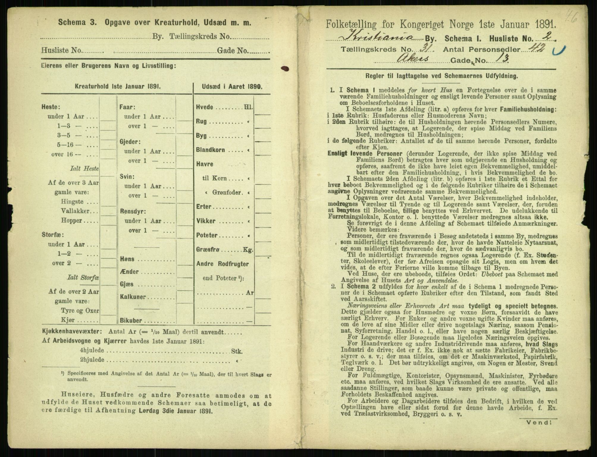 RA, 1891 census for 0301 Kristiania, 1891, p. 15844