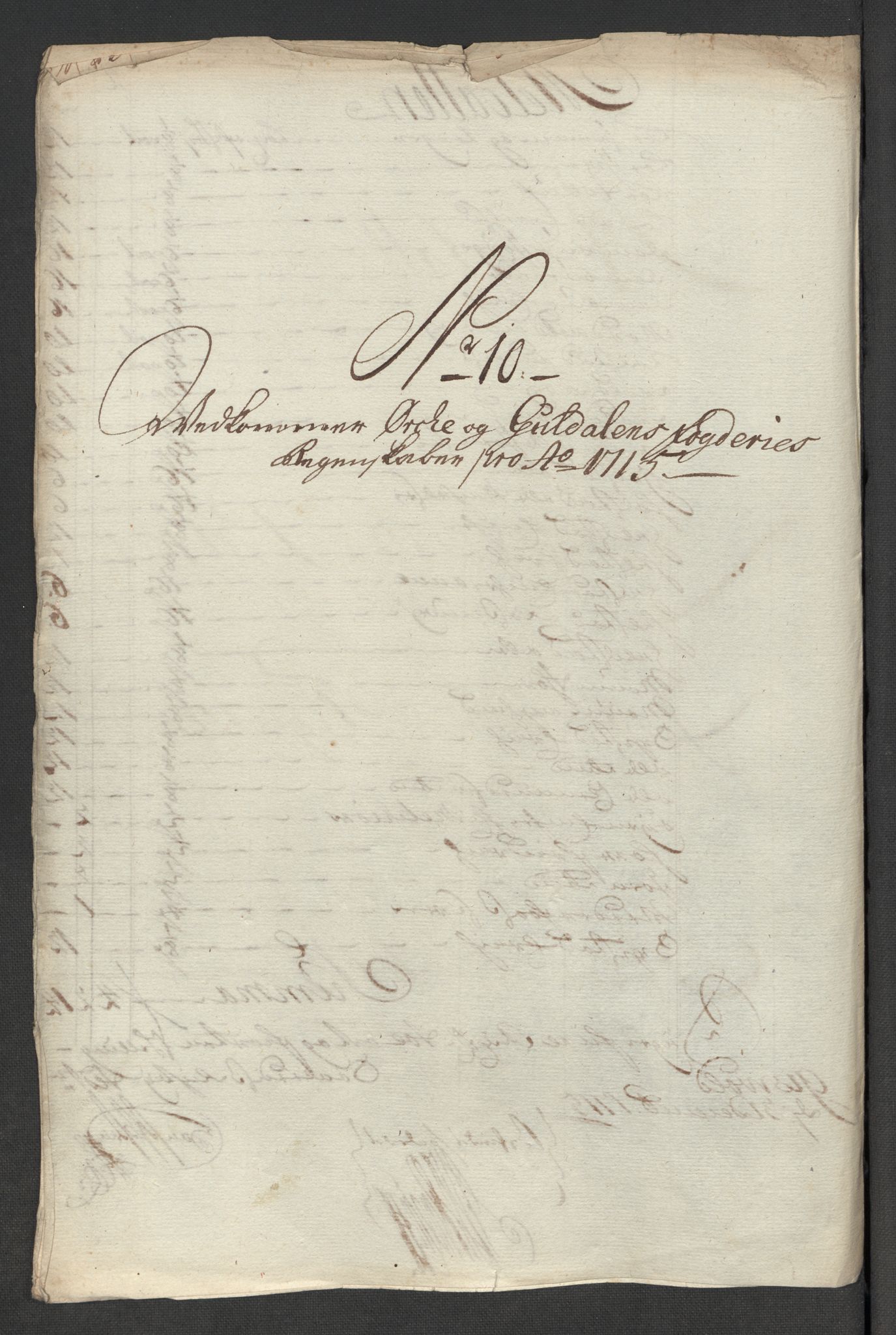 Rentekammeret inntil 1814, Reviderte regnskaper, Fogderegnskap, AV/RA-EA-4092/R60/L3966: Fogderegnskap Orkdal og Gauldal, 1715, p. 138