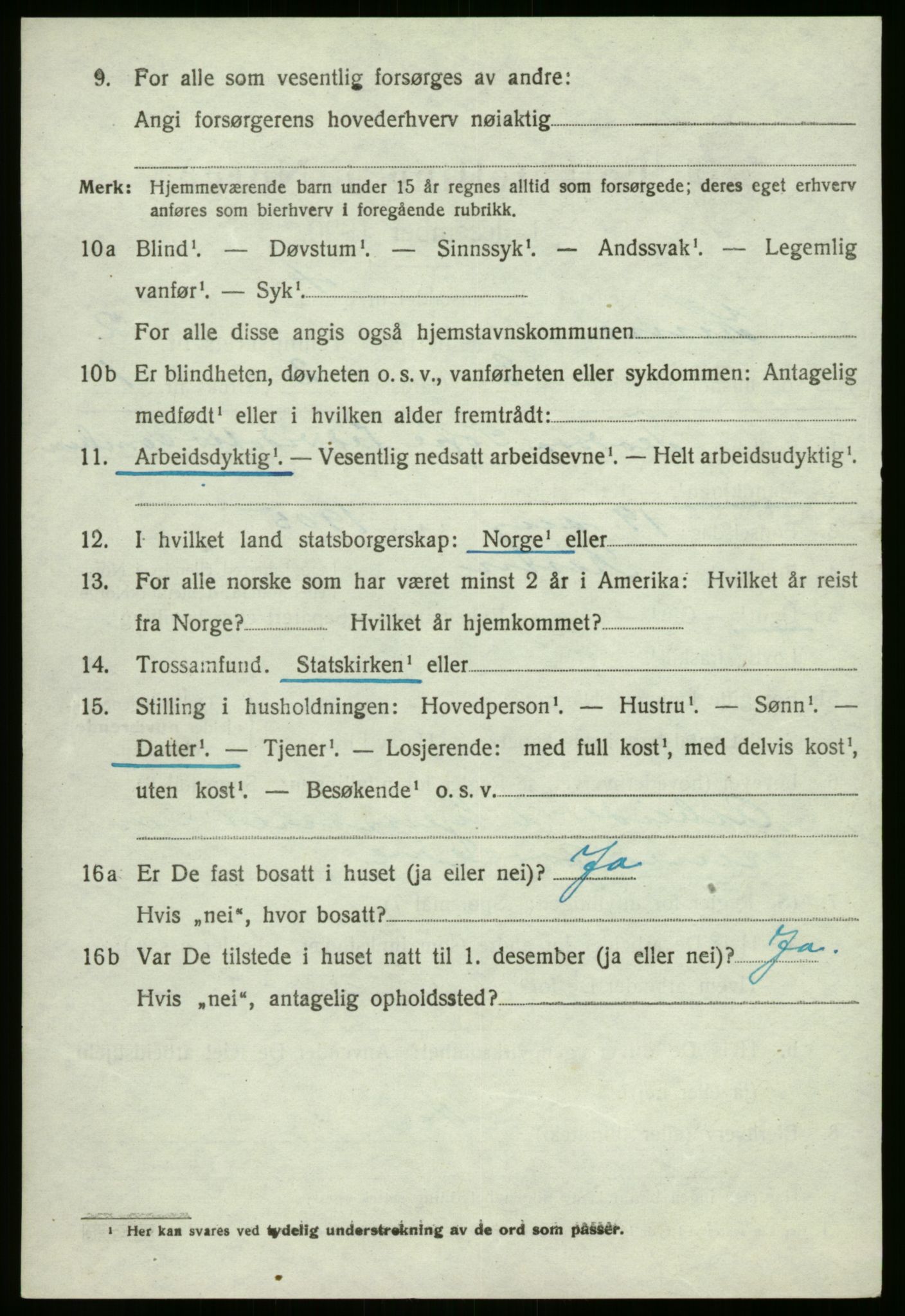 SAB, 1920 census for Kinn, 1920, p. 1958