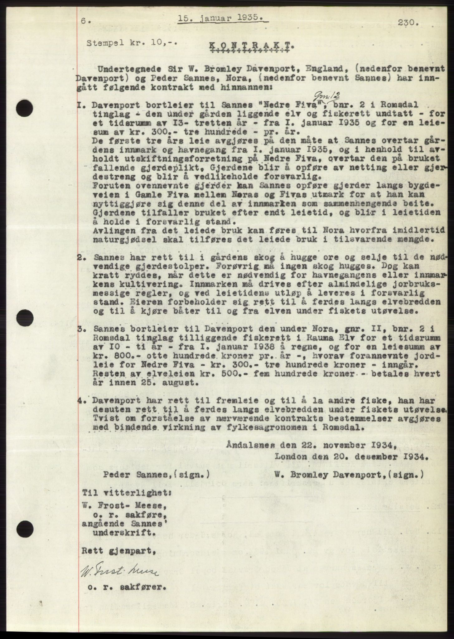 Romsdal sorenskriveri, AV/SAT-A-4149/1/2/2C/L0066: Mortgage book no. 60, 1934-1935, Deed date: 15.01.1935