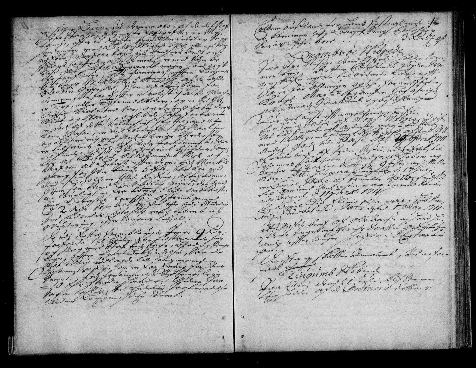 Ytre Sogn tingrett, AV/SAB-A-2601/1/F/Fa/L0028: Tingbok (justisprotokoll), 1711-1715, p. 11b-12a