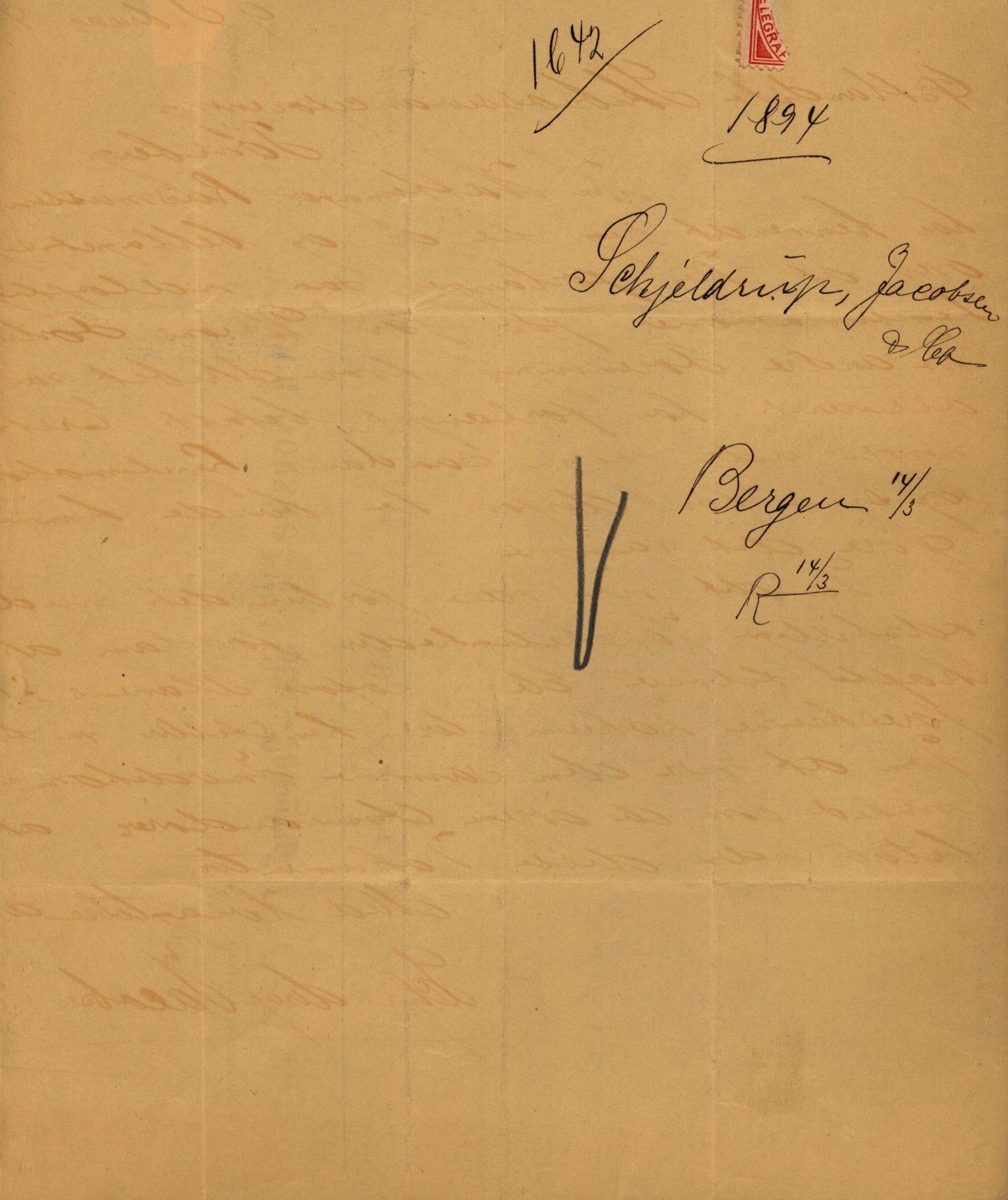 Pa 63 - Østlandske skibsassuranceforening, VEMU/A-1079/G/Ga/L0030/0008: Havaridokumenter / Skjoldmoen, Dalerne, Union, 1894, p. 164