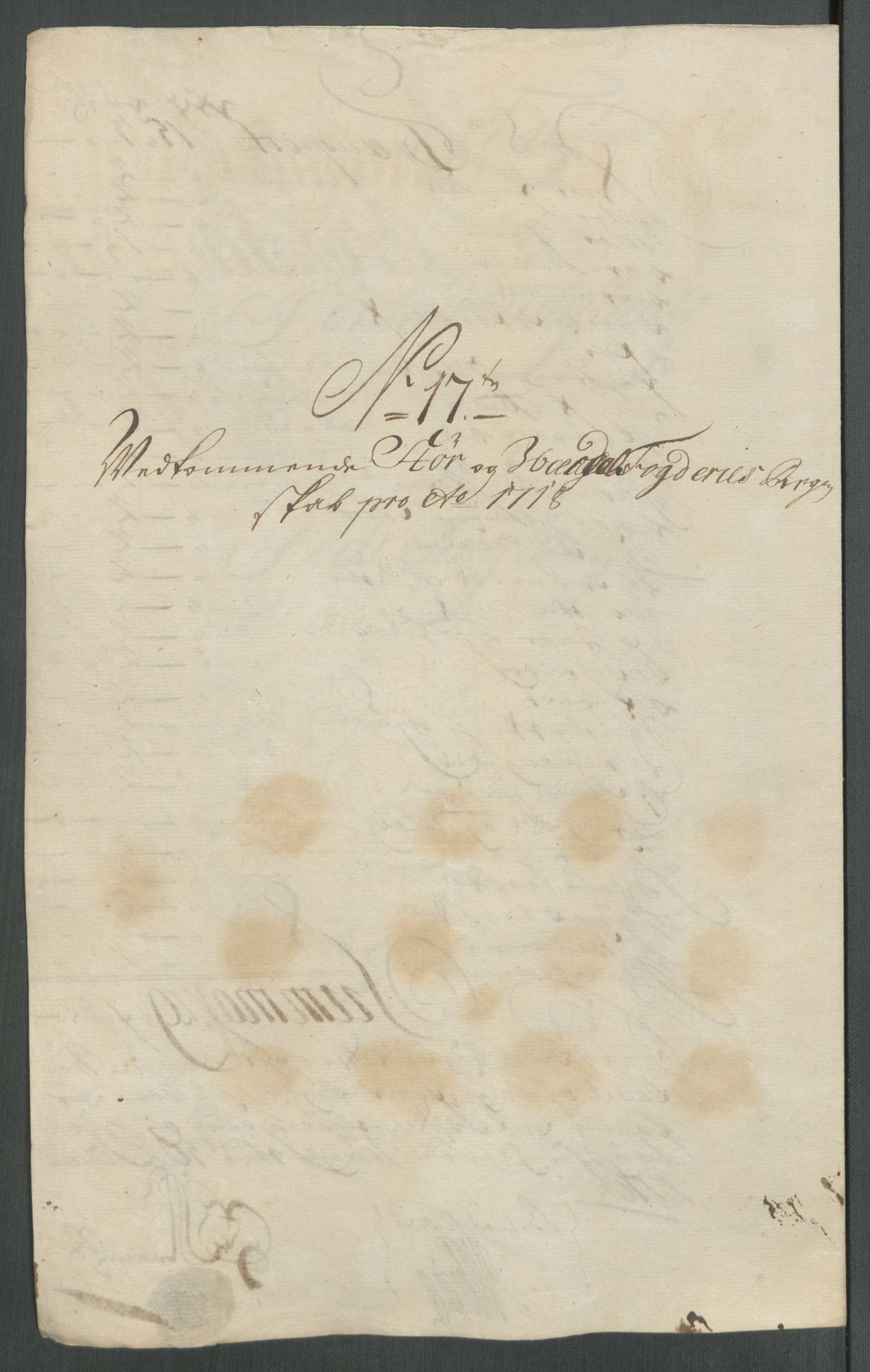 Rentekammeret inntil 1814, Reviderte regnskaper, Fogderegnskap, RA/EA-4092/R62/L4208: Fogderegnskap Stjørdal og Verdal, 1718, p. 222