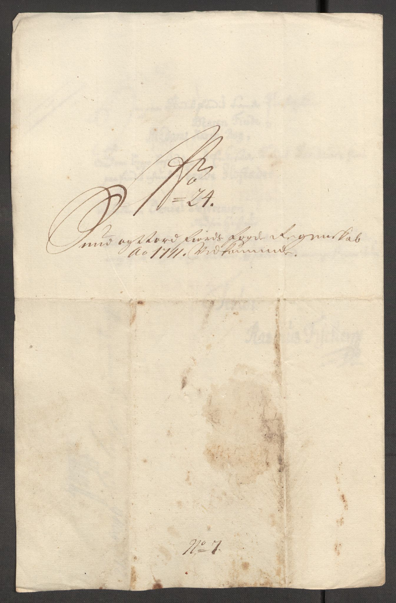 Rentekammeret inntil 1814, Reviderte regnskaper, Fogderegnskap, AV/RA-EA-4092/R53/L3434: Fogderegnskap Sunn- og Nordfjord, 1711, p. 32