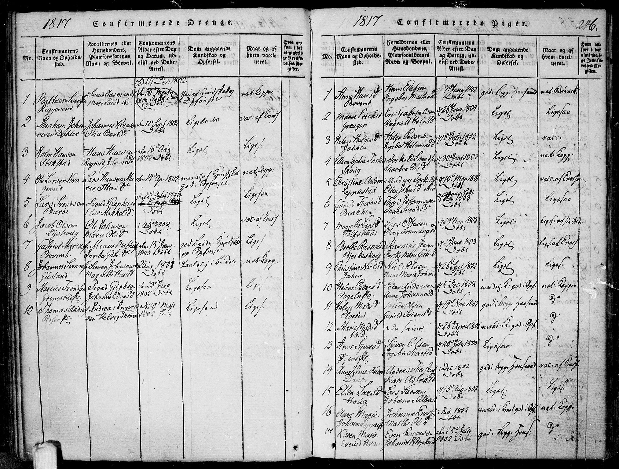Hobøl prestekontor Kirkebøker, SAO/A-2002/F/Fa/L0002: Parish register (official) no. I 2, 1814-1841, p. 246
